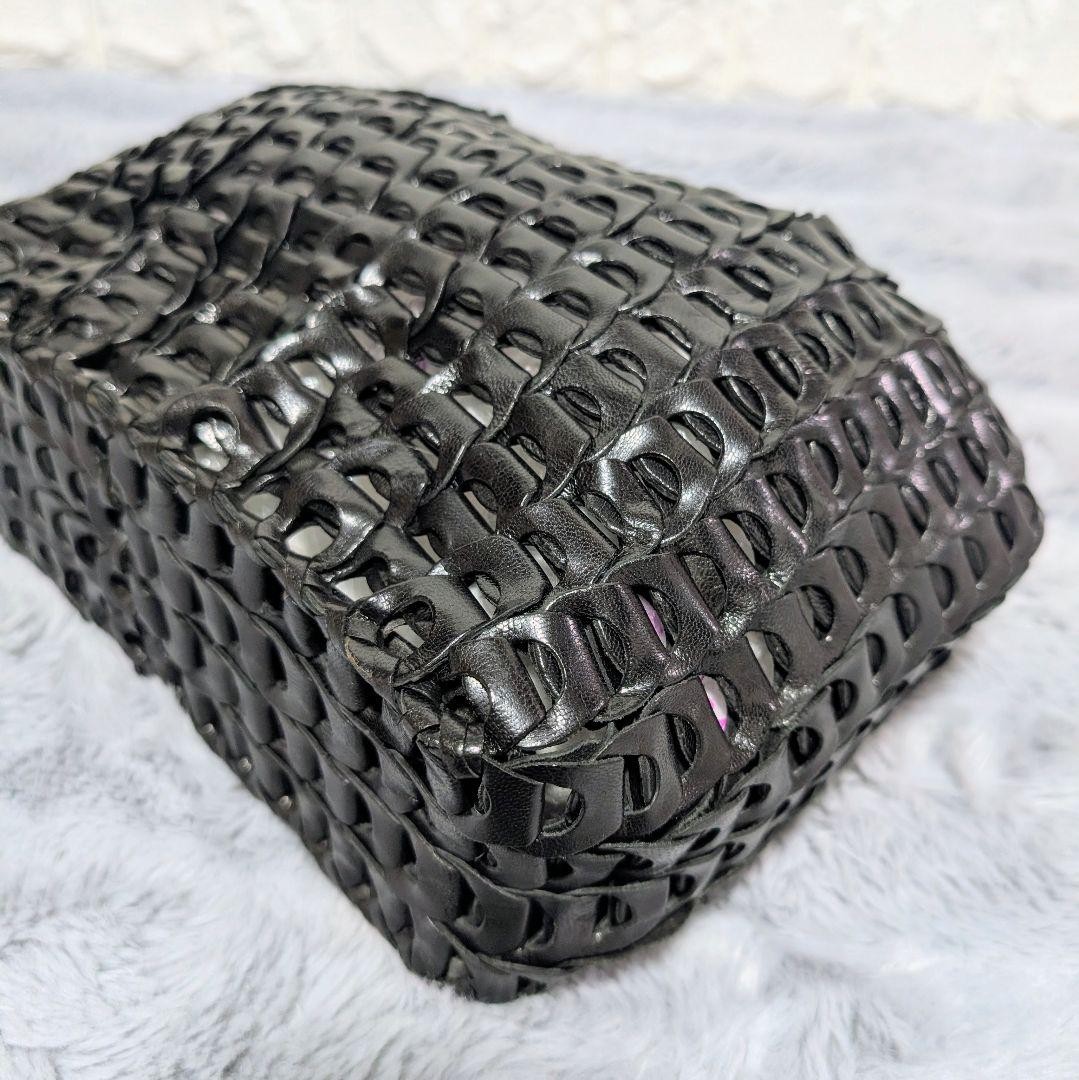 Excellent Condition DORAGON Dragon Diffusion Leather Mesh Tote Bag