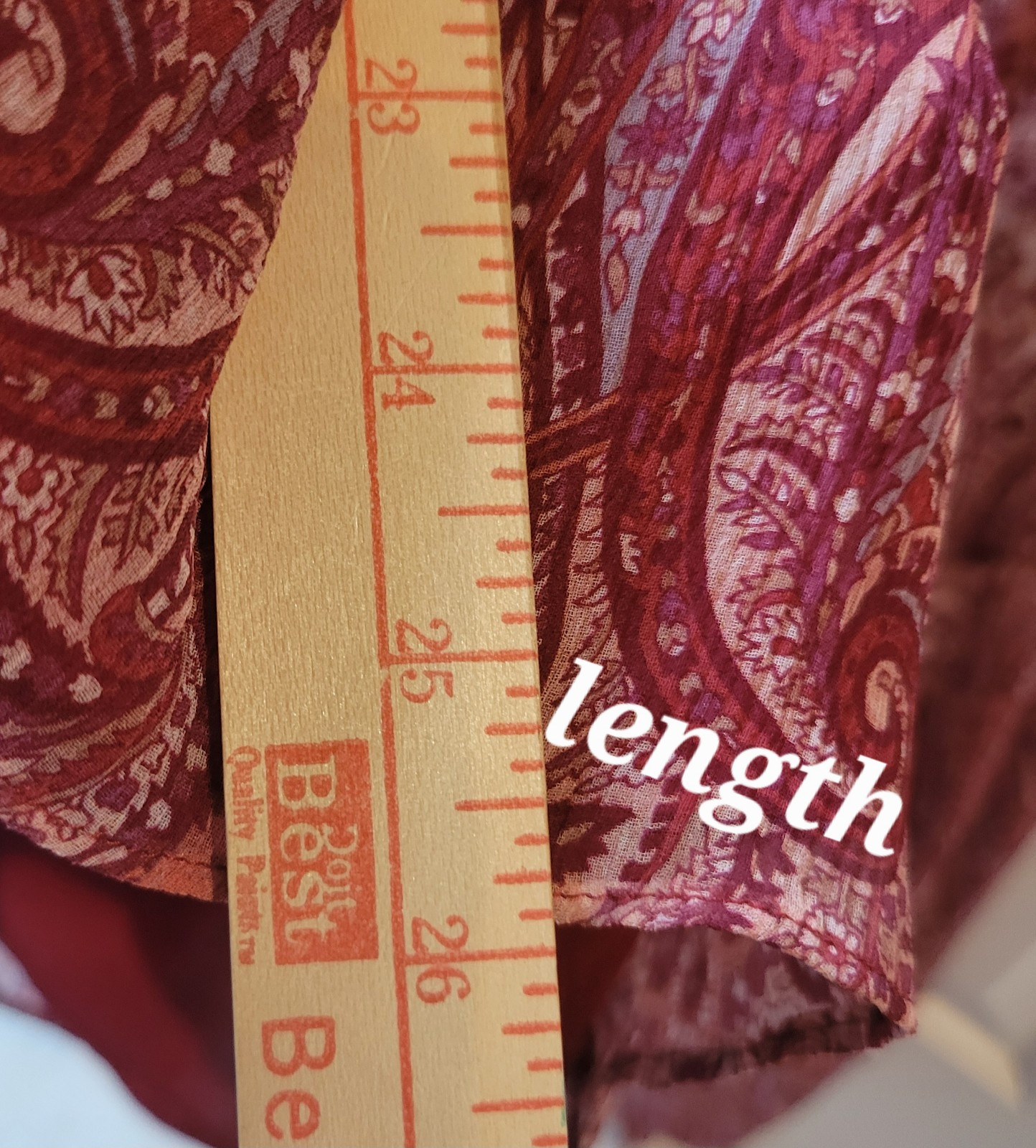 Ramy Brook Luanne Silk Blouse Red Paisley Boho Peasant Smocked Sleeve Small NEW