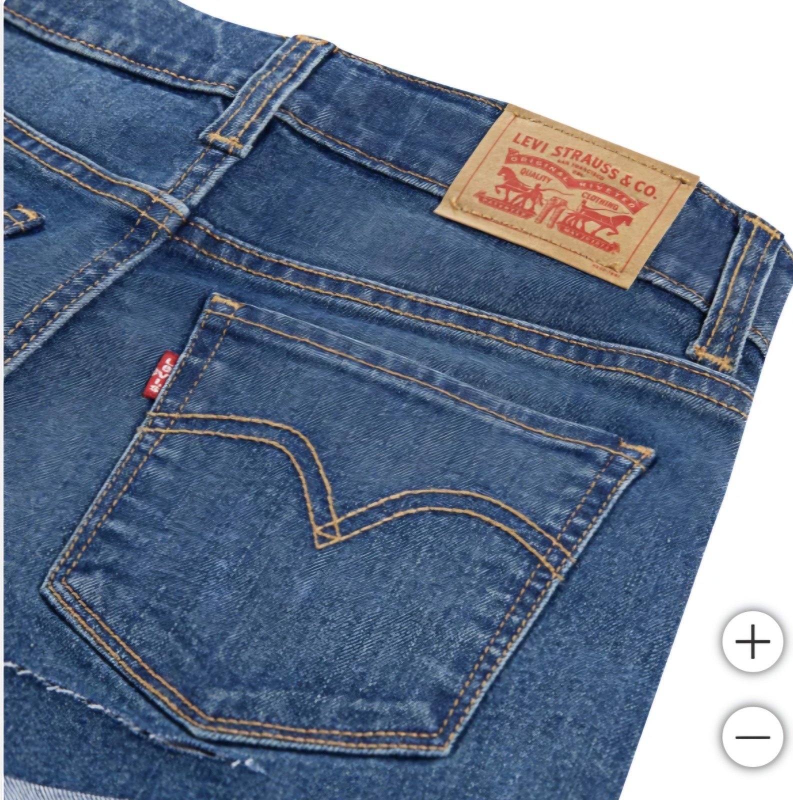 Levi’s Girls Denim Short Youth Size 12