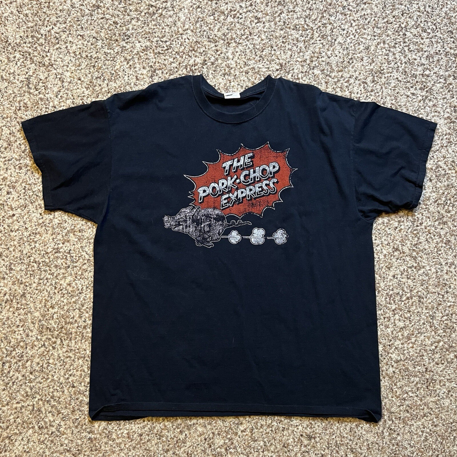 Big Trouble in Little China Pork Chop Express Jack Burton T-Shirt Size 2XL