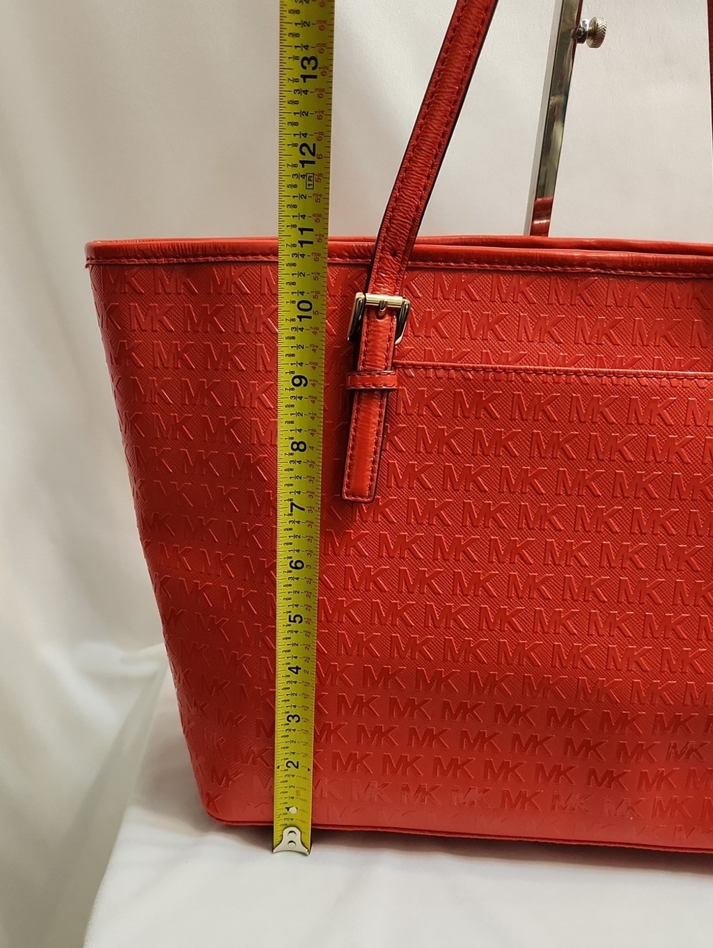 Michael Kors Jet Set Travel MD Carryall Clementine Orange Tote