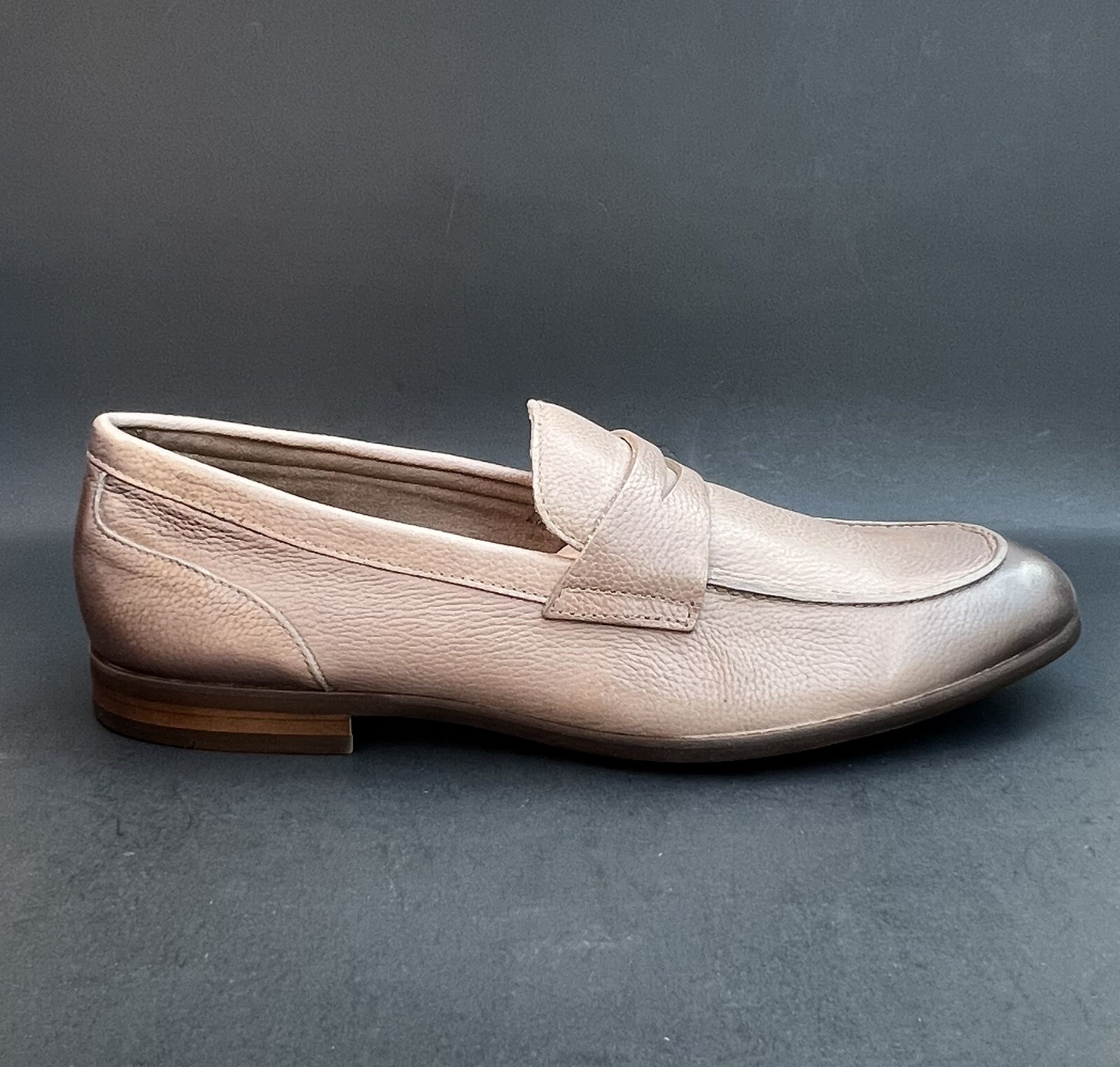 ALDO Men’s Bainville Leather Loafers Light Brown Men’s 9.5 US Size NWB