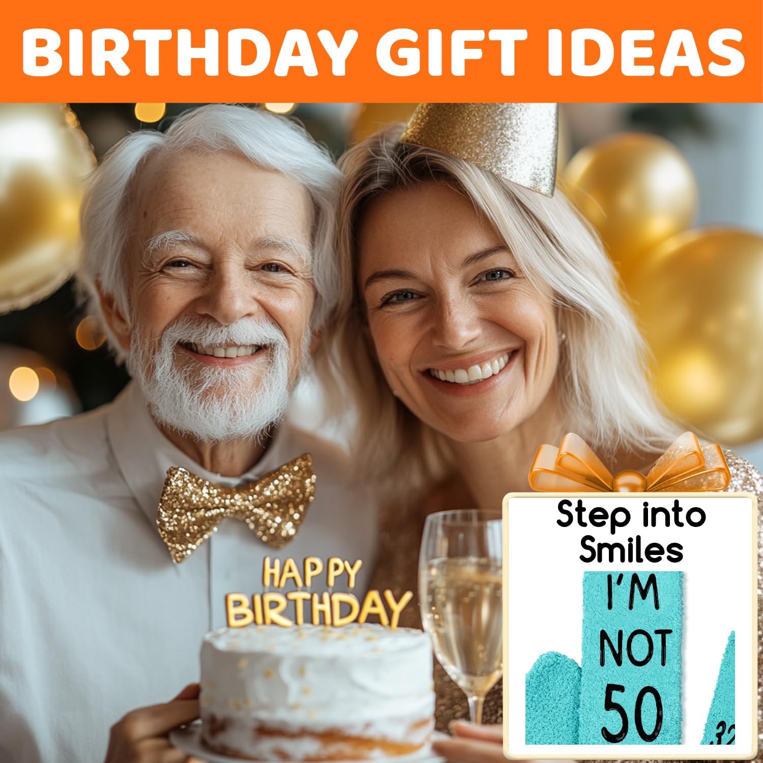HAPPYPOP 50TH Birthday Gifts for Her – Socks for 50 Year Old Women Friends Me…