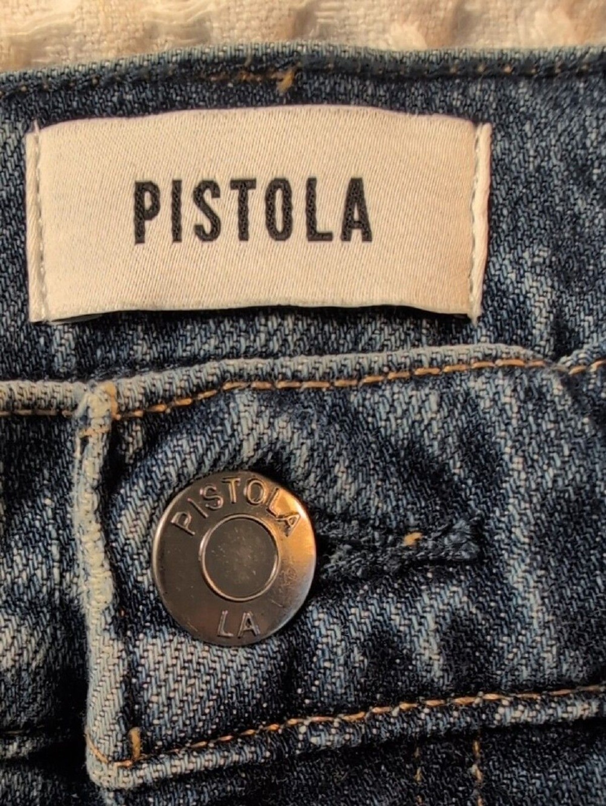 pistola Colleen High Rise Slim Boot Dark Size 27