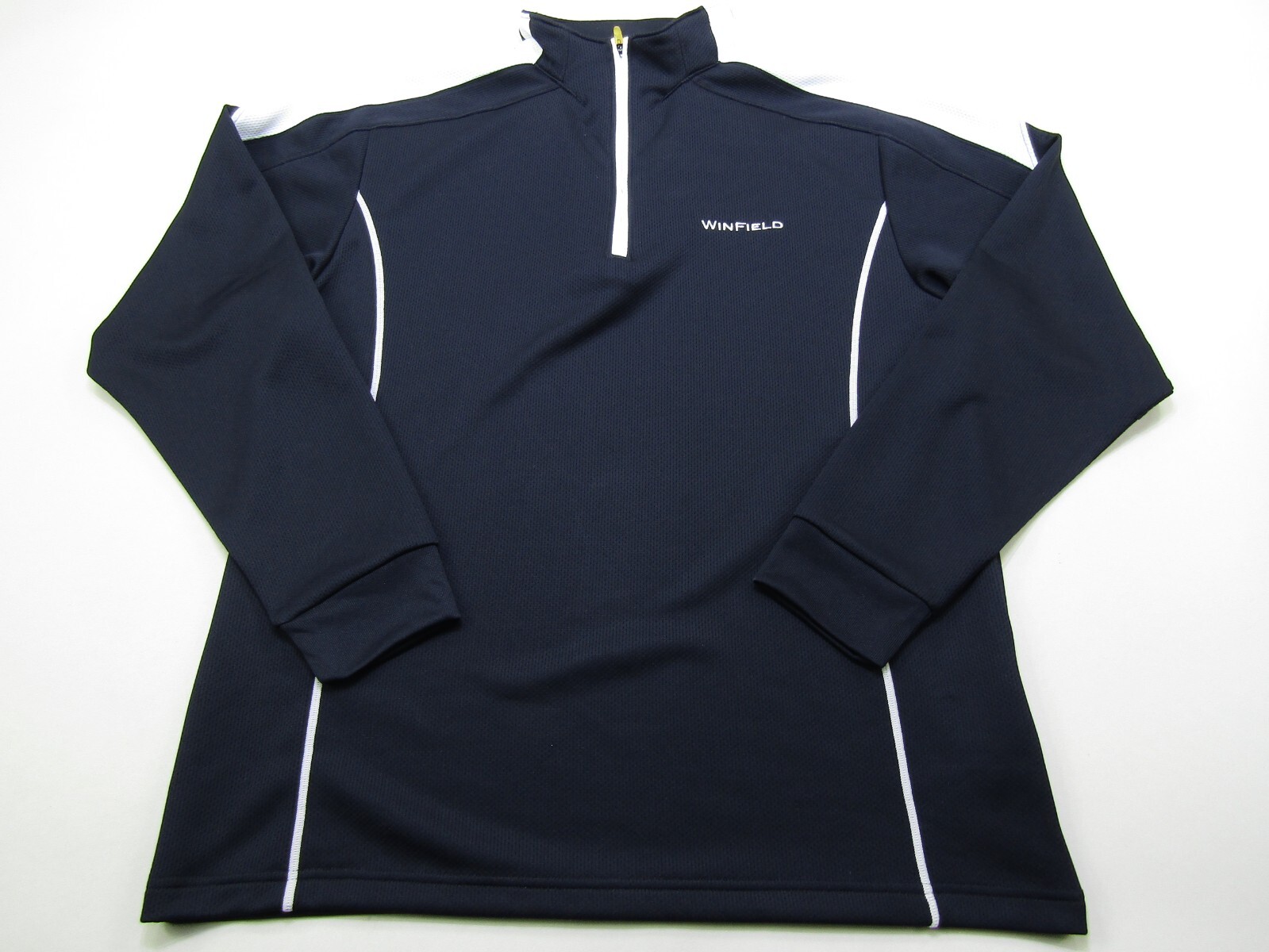 Tri Mountain Performance 1/4 Zip Pullover Men Large Winfield Moisture Wick NWT