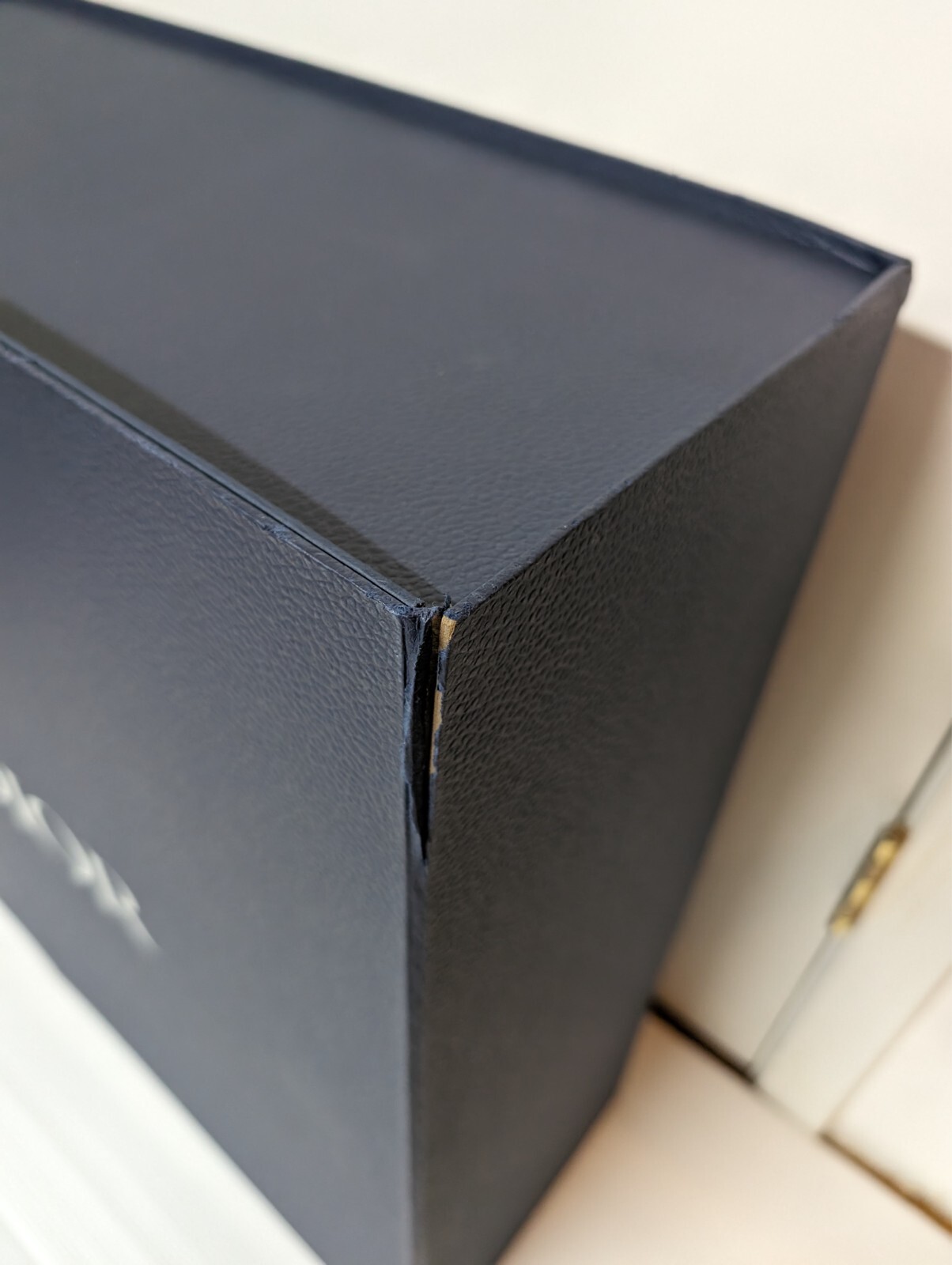 Dior Blue Extra Large Magnetic Gift Box – folds flat – 24.5″ x 20.25″ x 8.75″