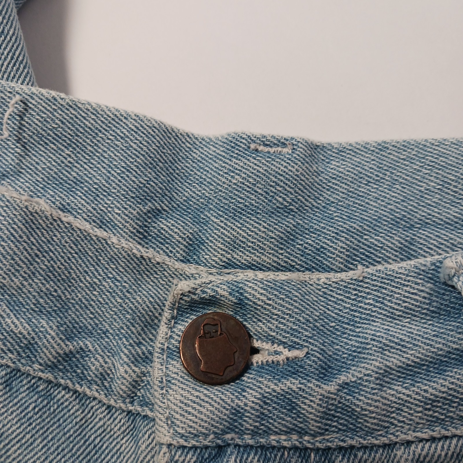 NNSNS Yeti Stone Washed Baggy Carpenter Jeans Mens Sz 26X30 Blue Skater