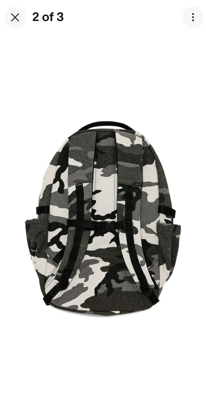 Supreme Cordura Snow Camo Backpack SS25
