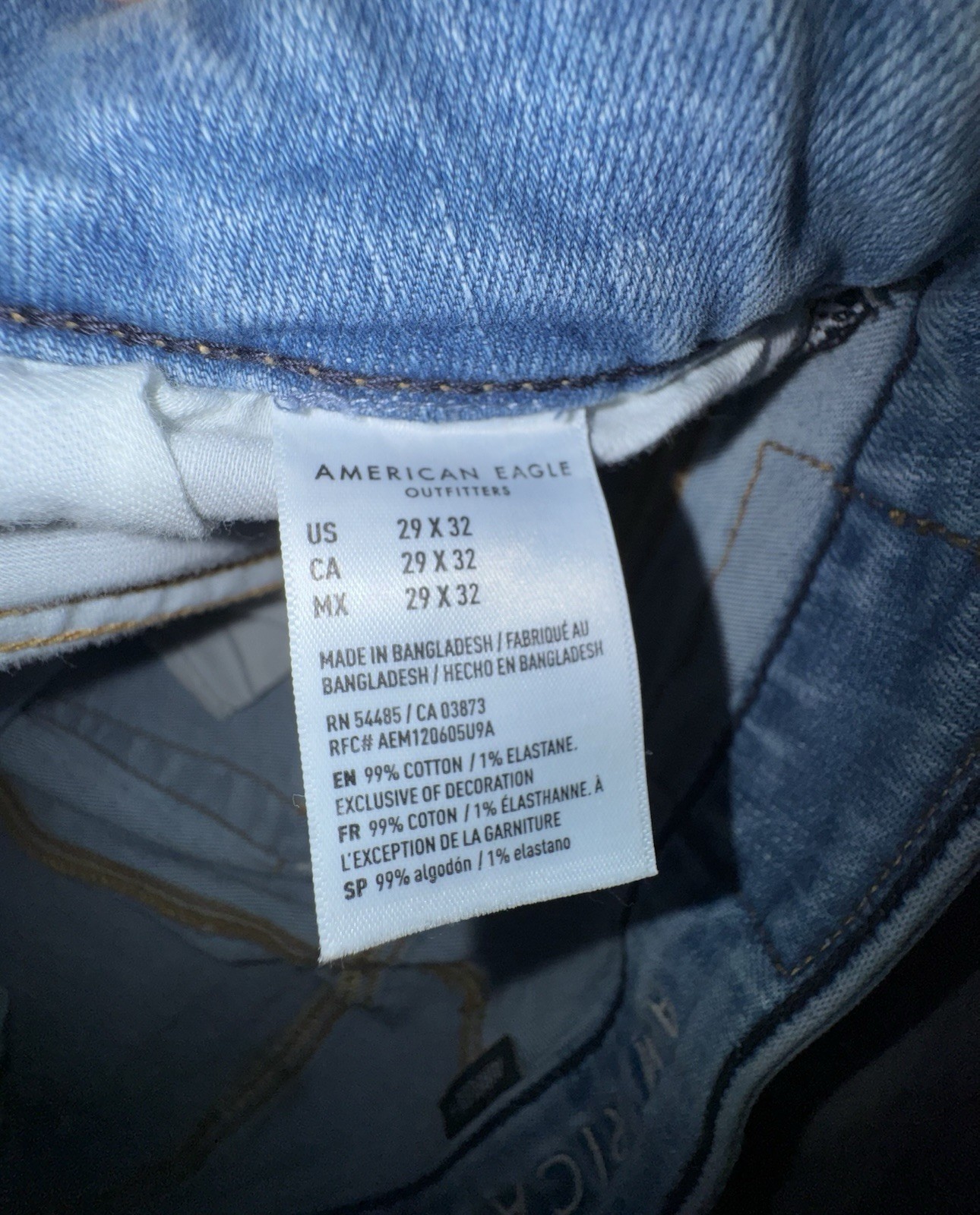 American Eagle AirFlex+ Athletic Fit Jean Size 29×32 ( Unused No Tags)
