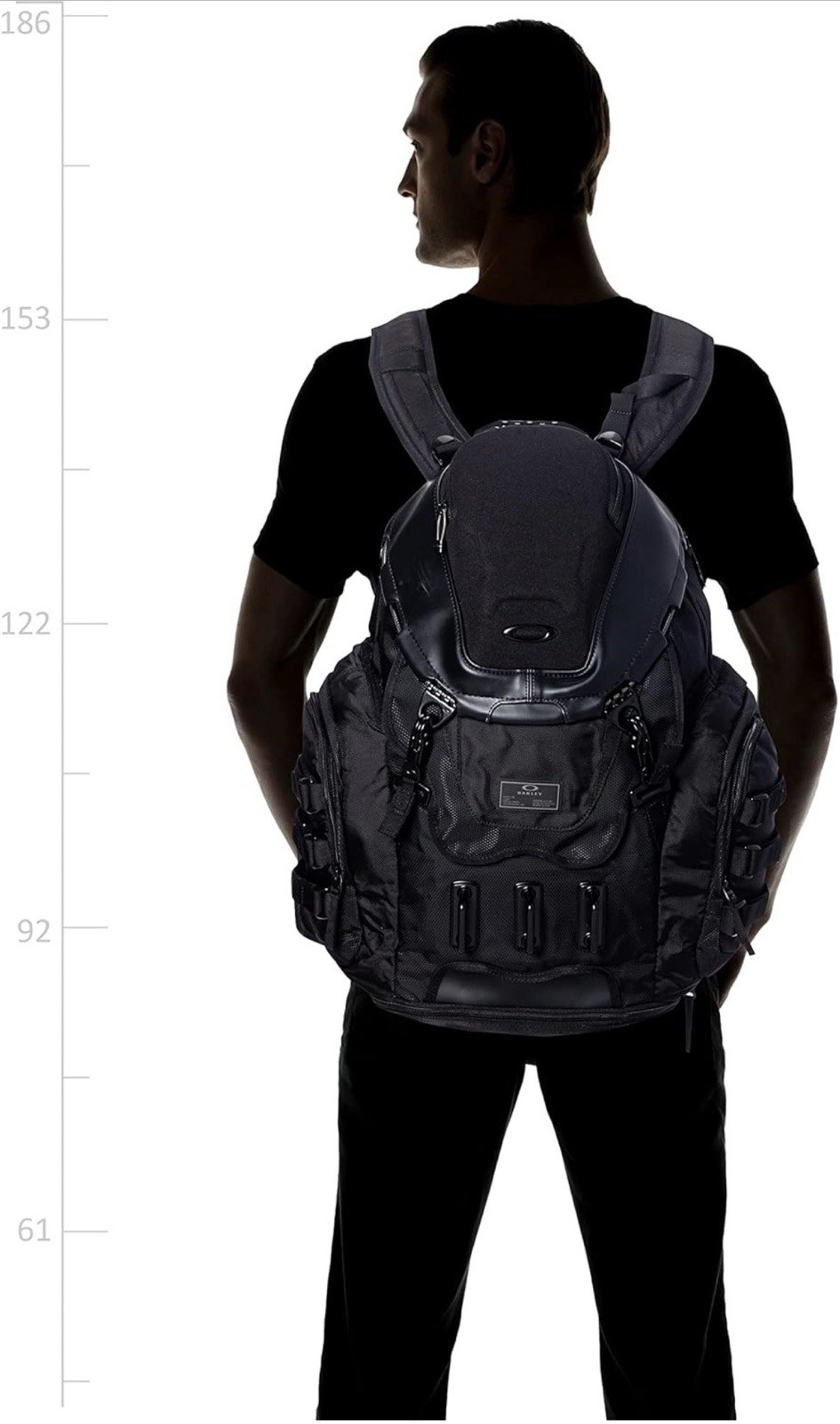 Kitchen Sink Oakley Tactical Backpack All Black Adjustable MPN 20_S1242