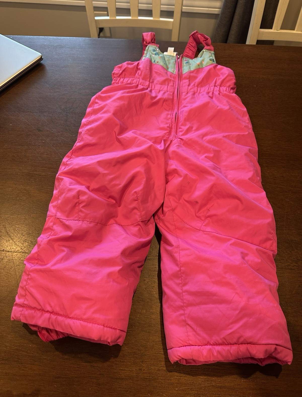 ZeroXposur Pink Insulated Snow Bib Ski Pants Girls 2T Zip Adjustable Straps