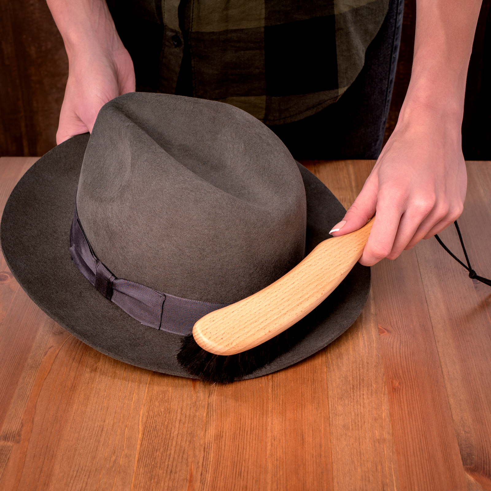 3 Piece Hat Care Kit Lint Remover, Hat Organizer/Hanger and Hat Brush