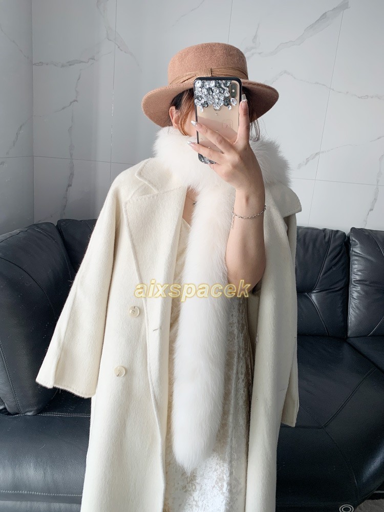 Women’s Real Fox Fur Scarf Shawl Winter Warm Long Scarves Fur Collar Neck Warm