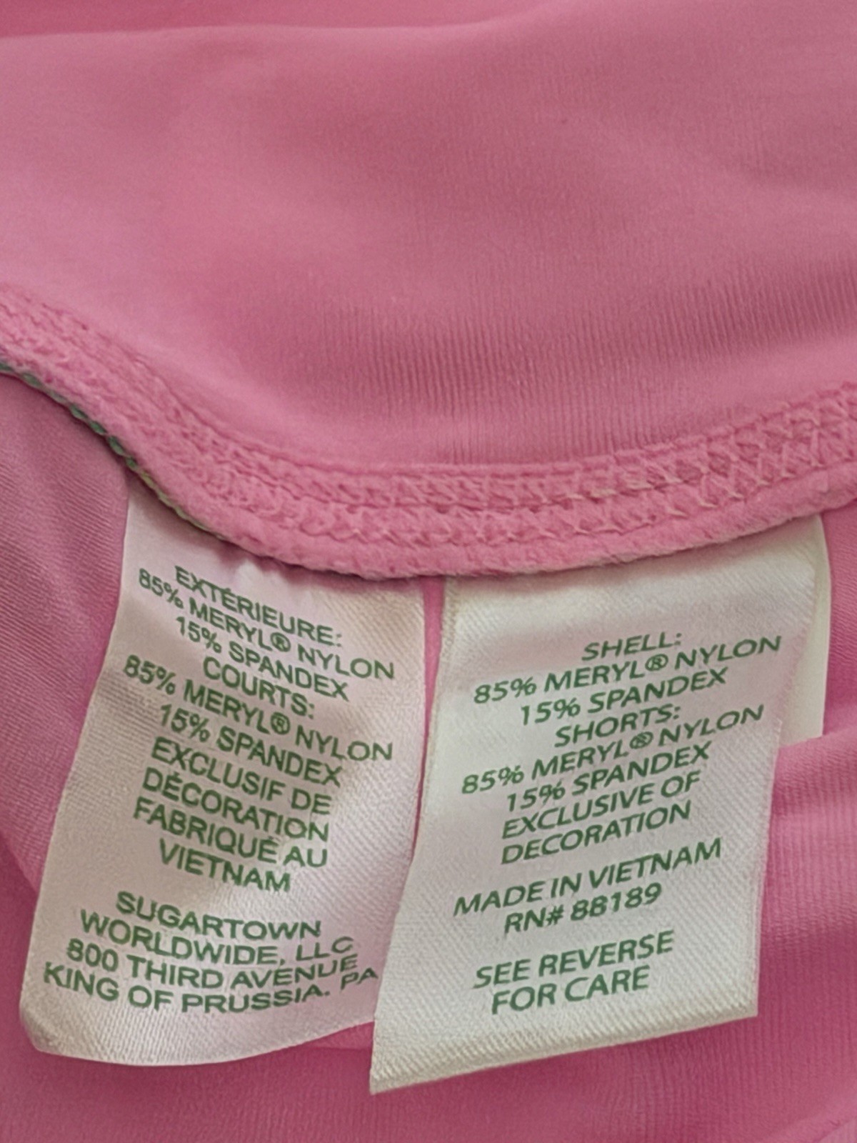 Lilly Pulitzer Luxletic Corrine Skort Pink Croc My World XS New With Tag