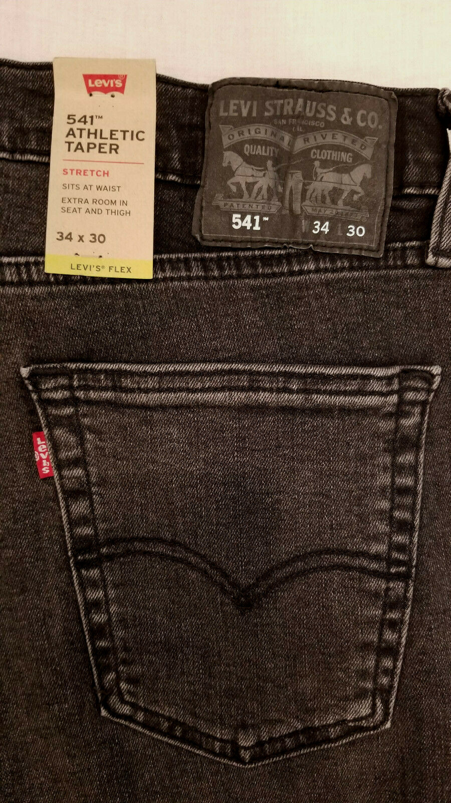 Levi’s Flex 541 Athletic Taper Fit Stretch Men’s Jeans 34,36,38,40,42 #181810552