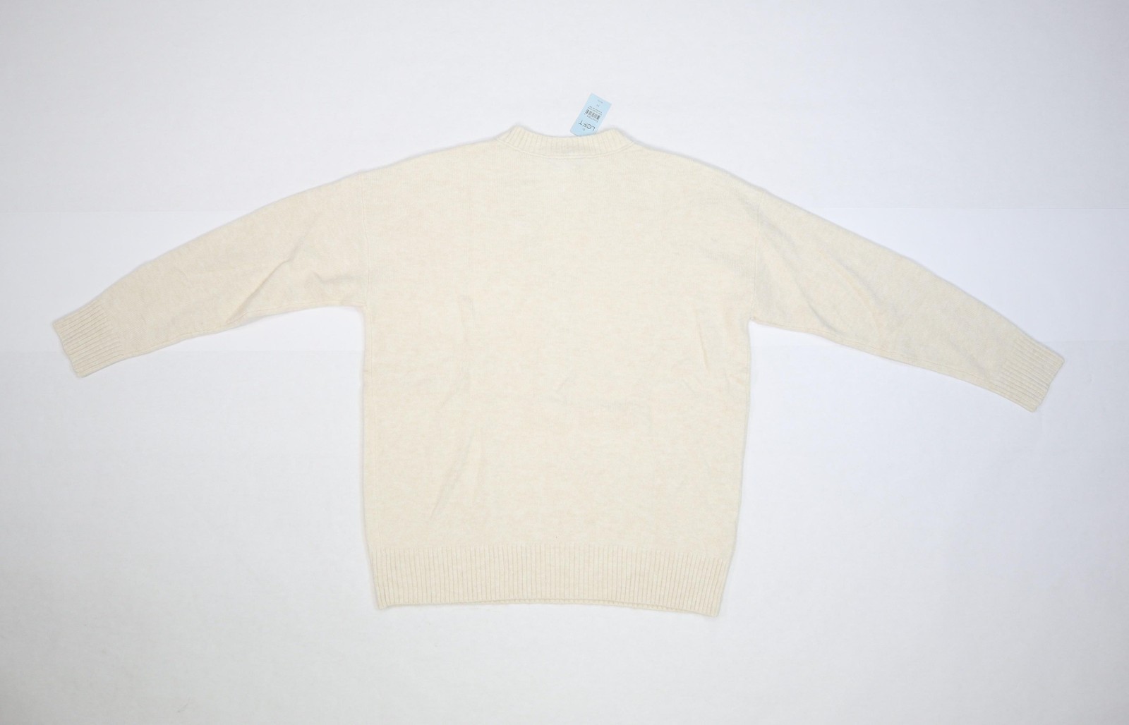 LOFT Sweater Womens Medium Petite V Neck Button Pullover Cozy Knit Acrylic Blend