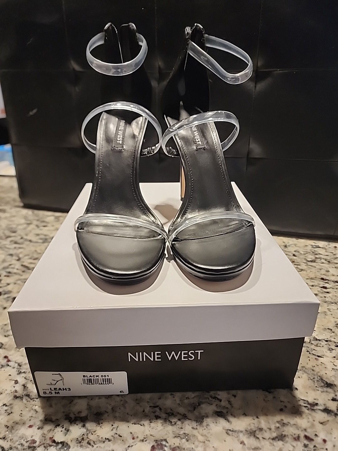 Nine West Leah 3 Black Heels W/ Original Box Size 8.5