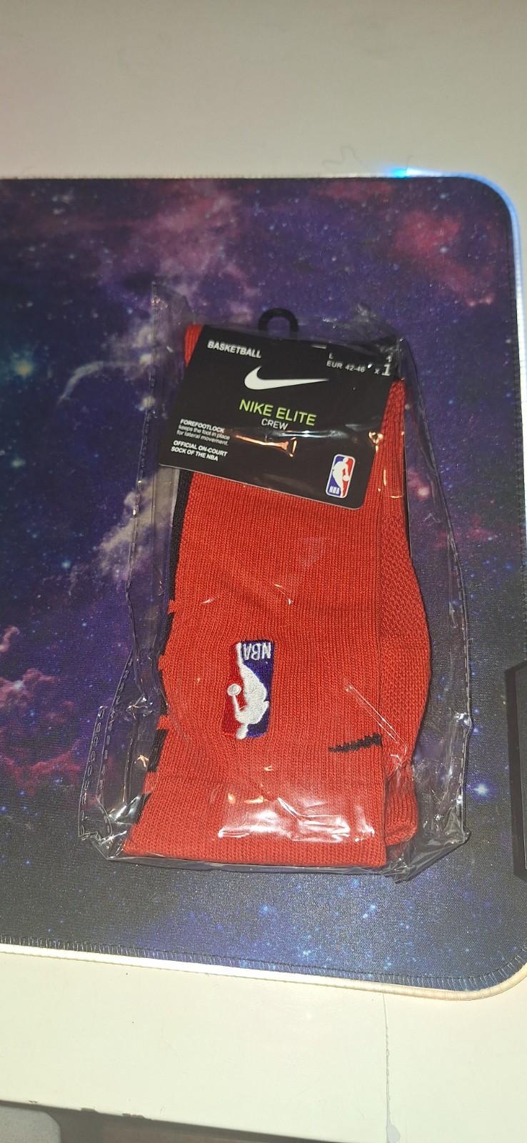 2-Pack NBA x Nike Crew Socks Size L Men’s