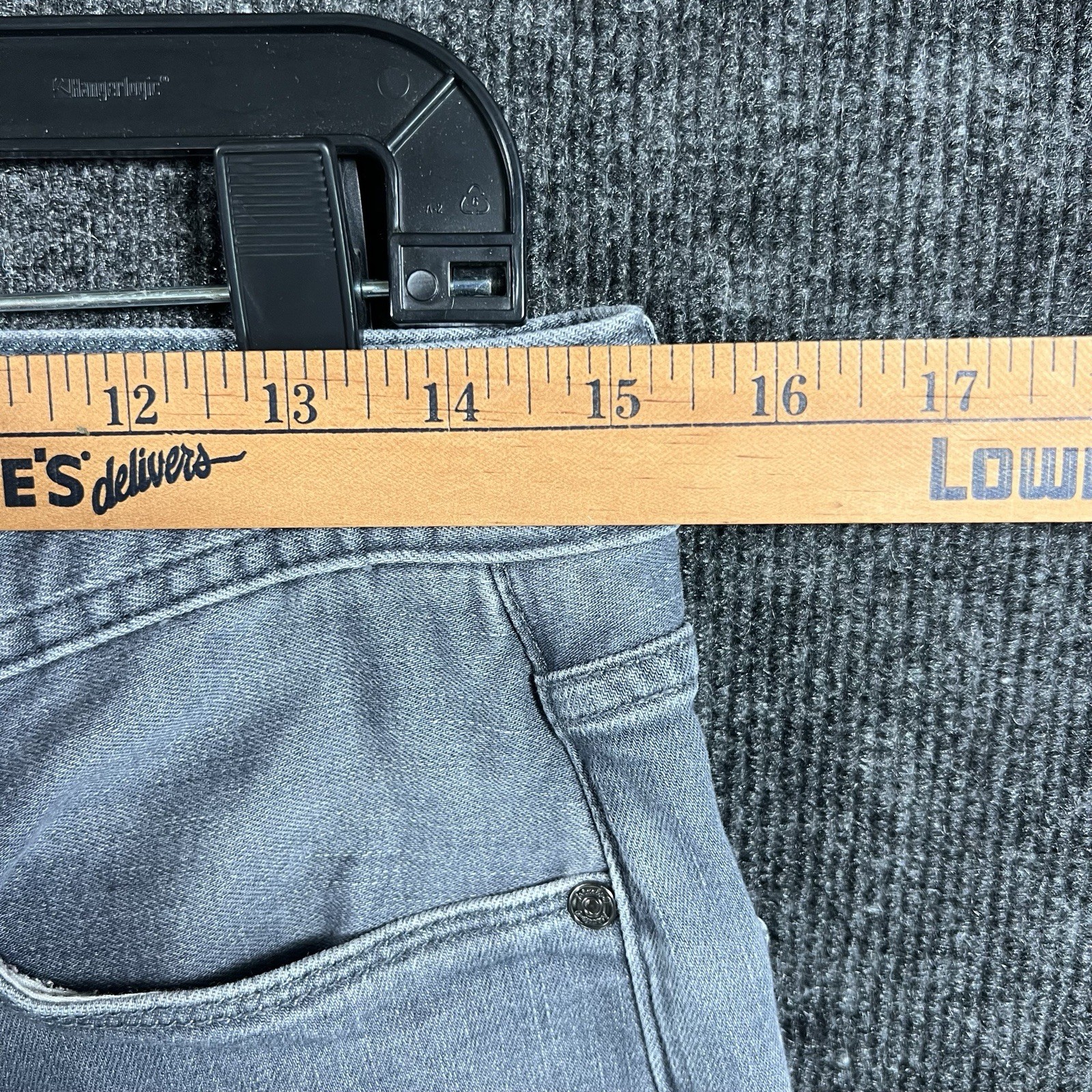 johnnie-O Vinny Stretch 5-Pocket Jeans Size 30×30 Light Gray