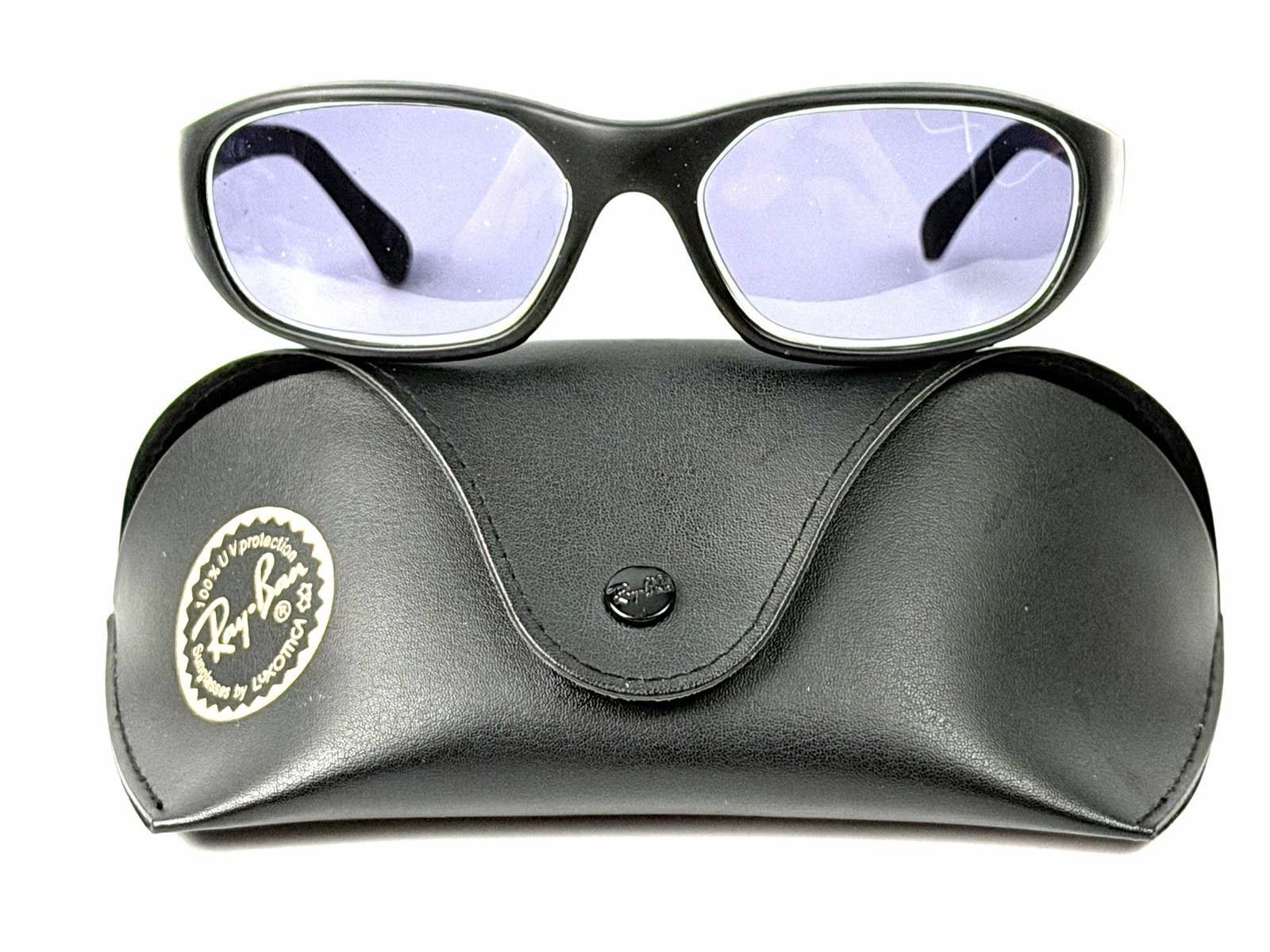 Ray Ban RB2016 DADDY-O Wrap Sunglasses, W2578 Rubber Black