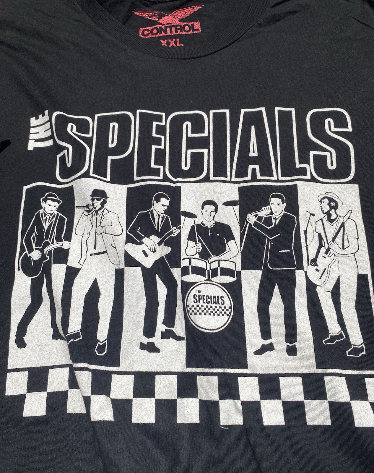 The Specials Shirt 2XL XXL Extra Large Black Official Control New SKA Reggae