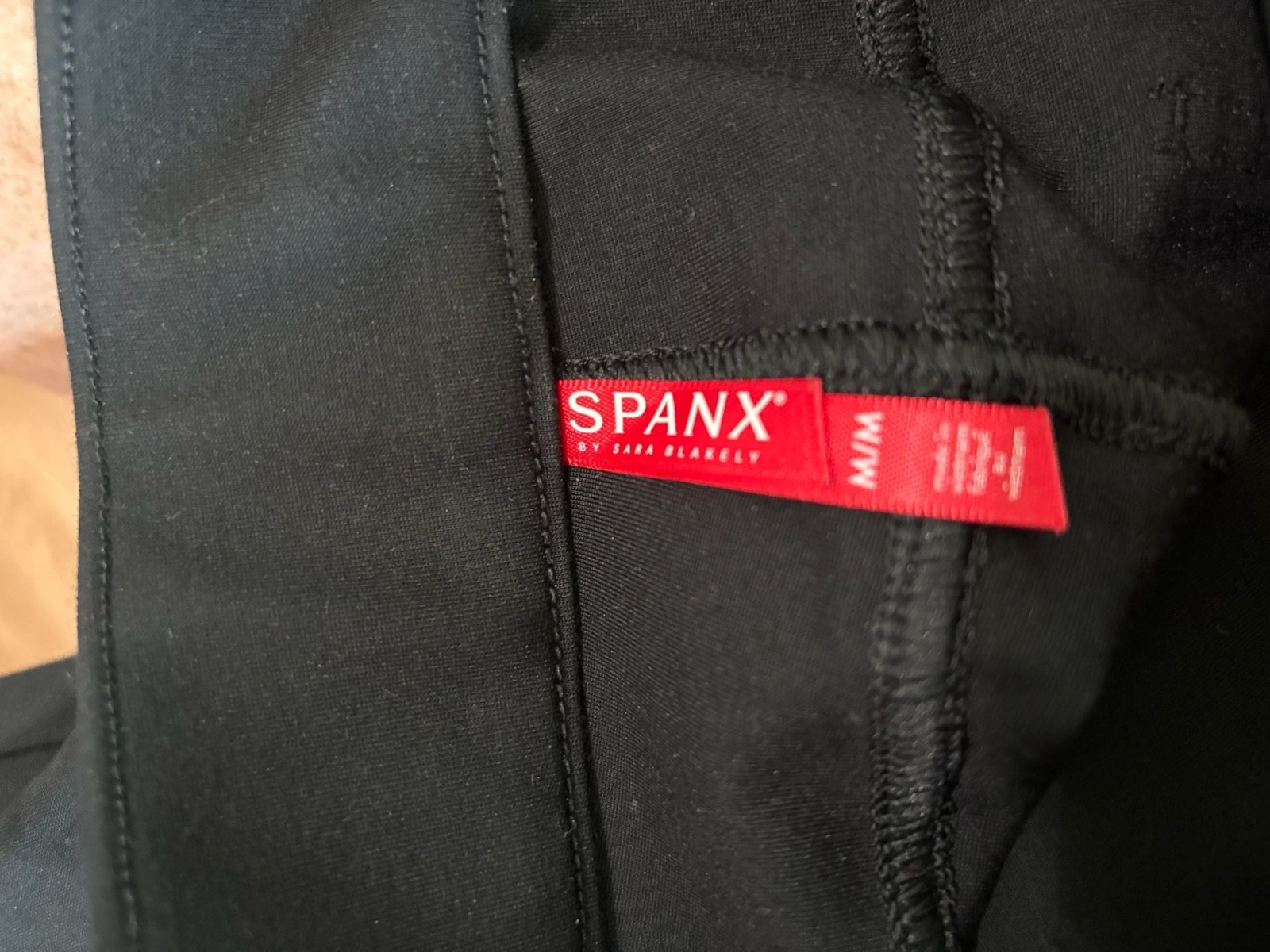 Spanx By Sara Blakely Black Pull-On Ankle Pants with Pockets, M
