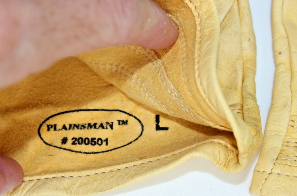 Plainsman Mens L Vintage Premium Cabretta Leather Gloves Yellow# 200501