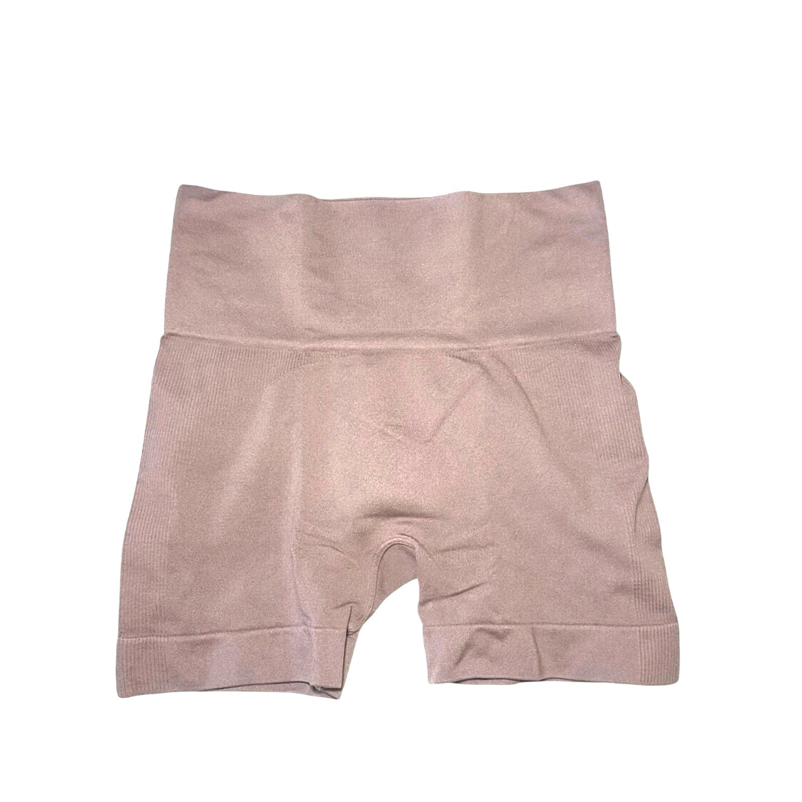NWOT SET Active SCULPTFLEX Bike Shorts Small Taupe Brown Seamless High Rise