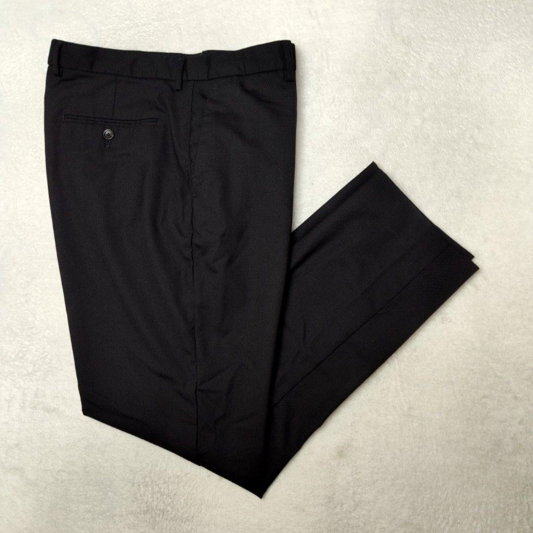 JCrew Pants Mens 36×32 Black Slim Bowery Wool Polyester Spandex Dress Slacks