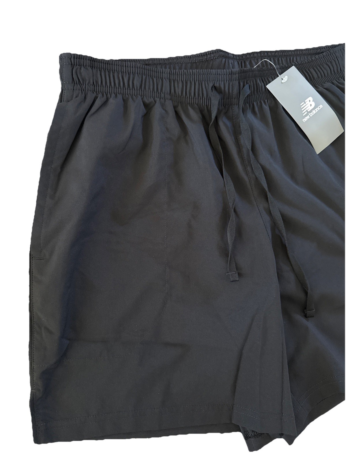 $52 New Balance Men’s Brief Running Shorts 5″ – Black – Medium- New With Tags