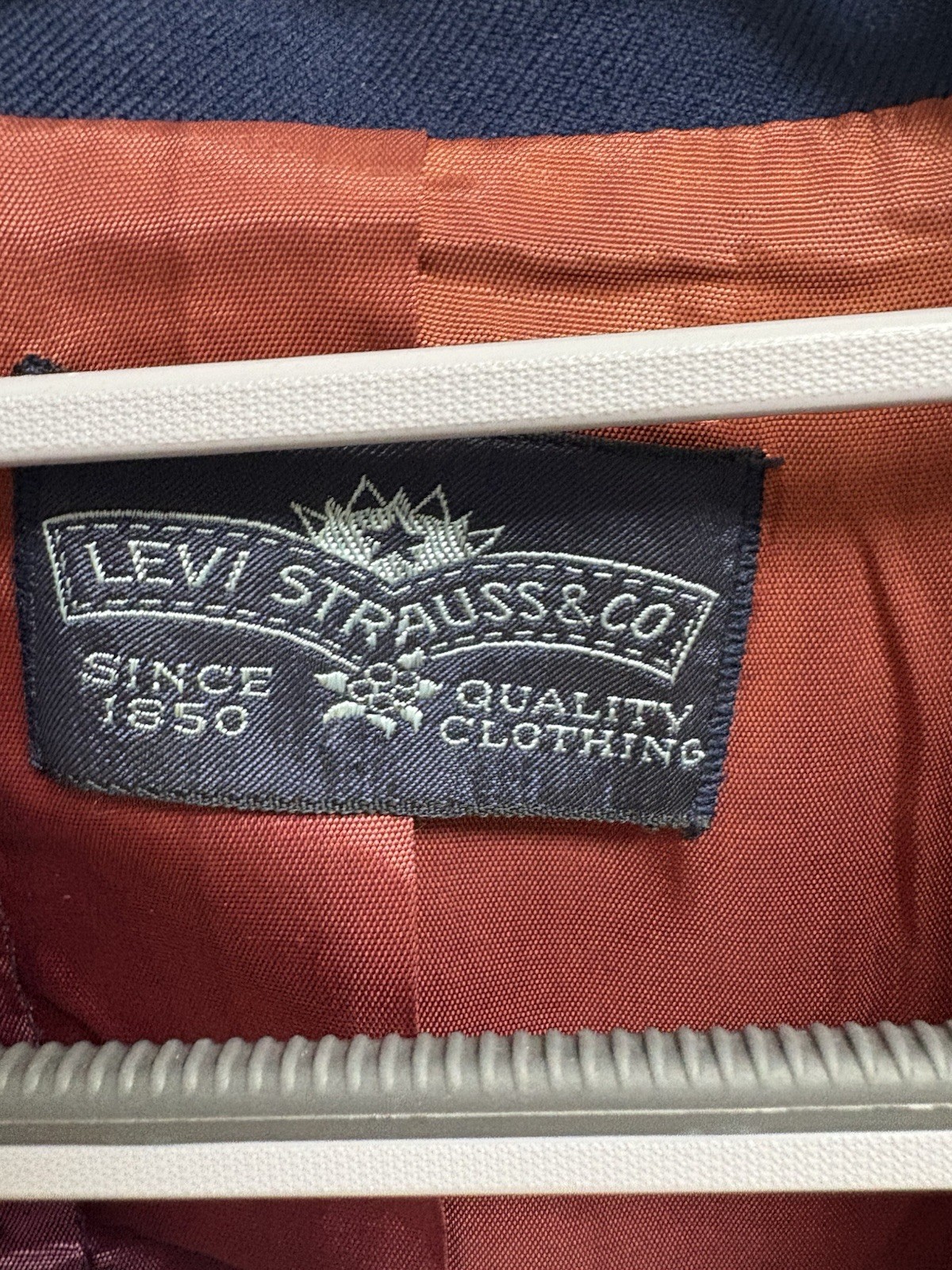 Levi Strauss Vintage Women’s Blazer Size 12 Navy Tailored Jacket