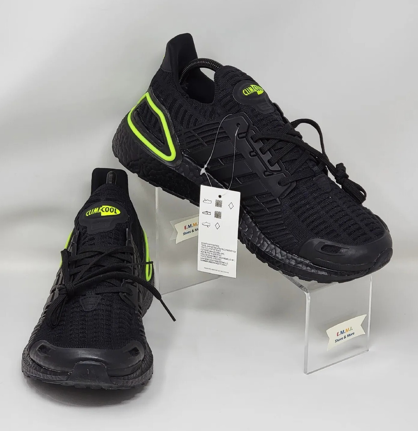 Adidas Ultraboost CC_1 DNA Core Black Green Shoes GX7812 Mens Size 4 New