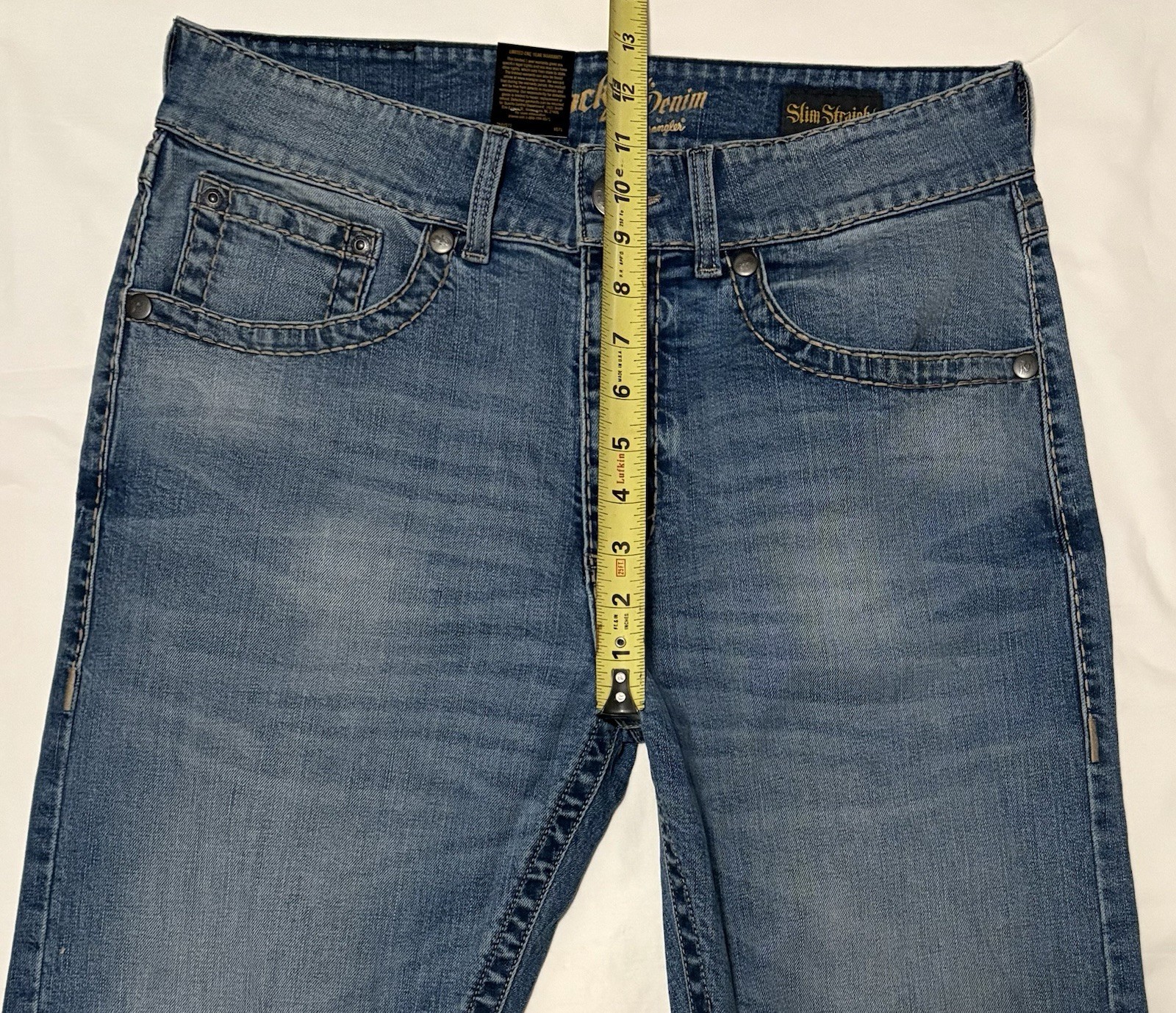 NEW Wrangler Rock 47 Demin MRS47 Wild West Men’s Slim Fit Jean Size 32×36