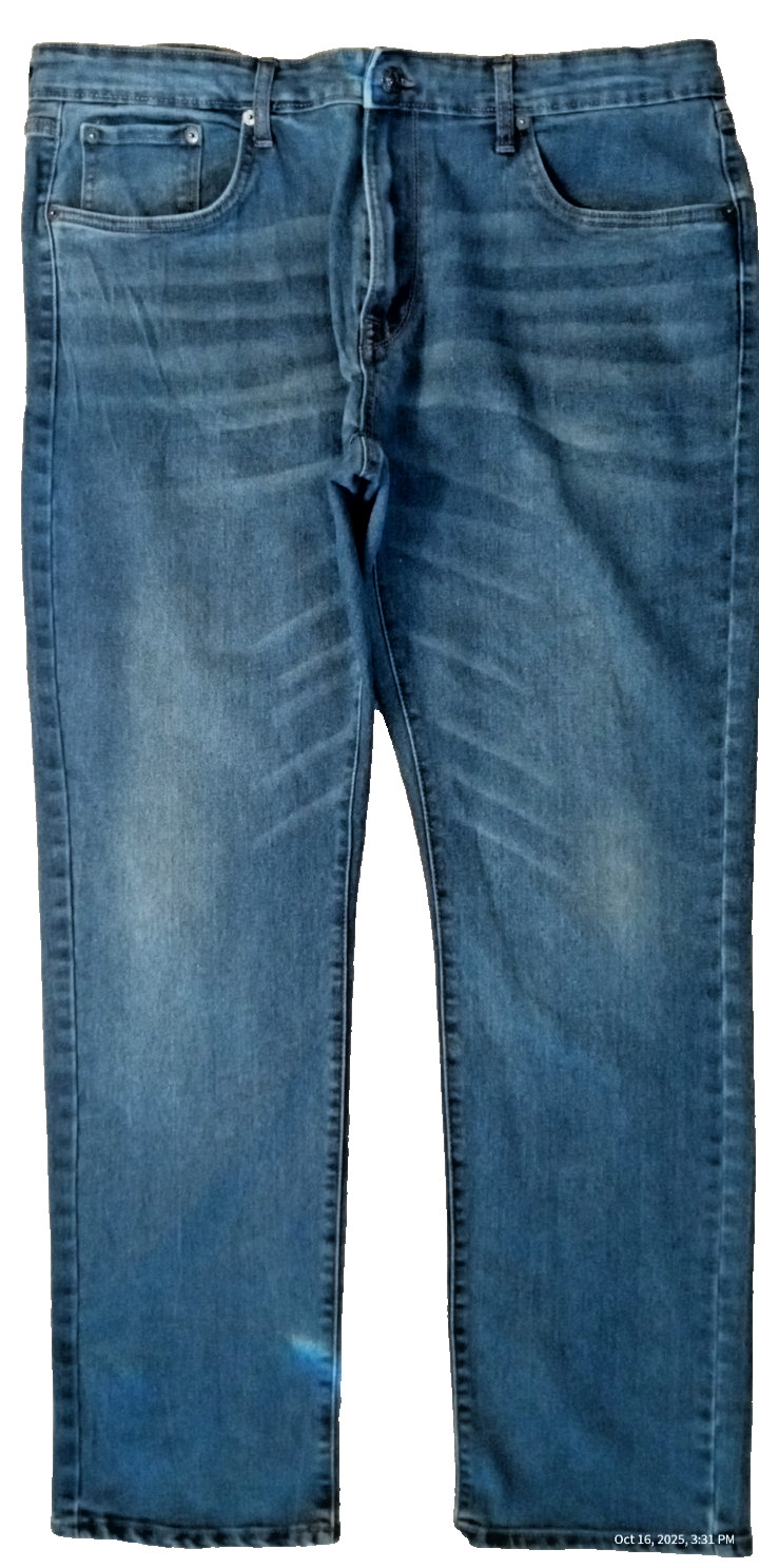 MBX Slim Fit Leg Mid-Rise Jeans Stretch Denim Dark Wash Men’s 40X30 Actual R:11