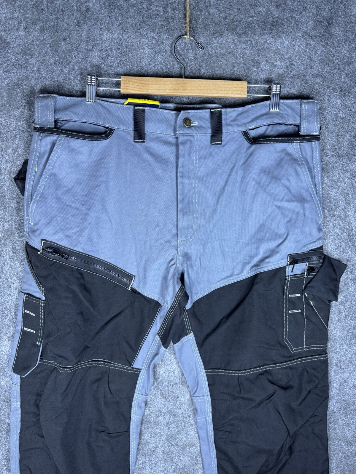 Blaklader Men Cotton Durable Work Pants with Cordura Reinforced Pockets 42×30