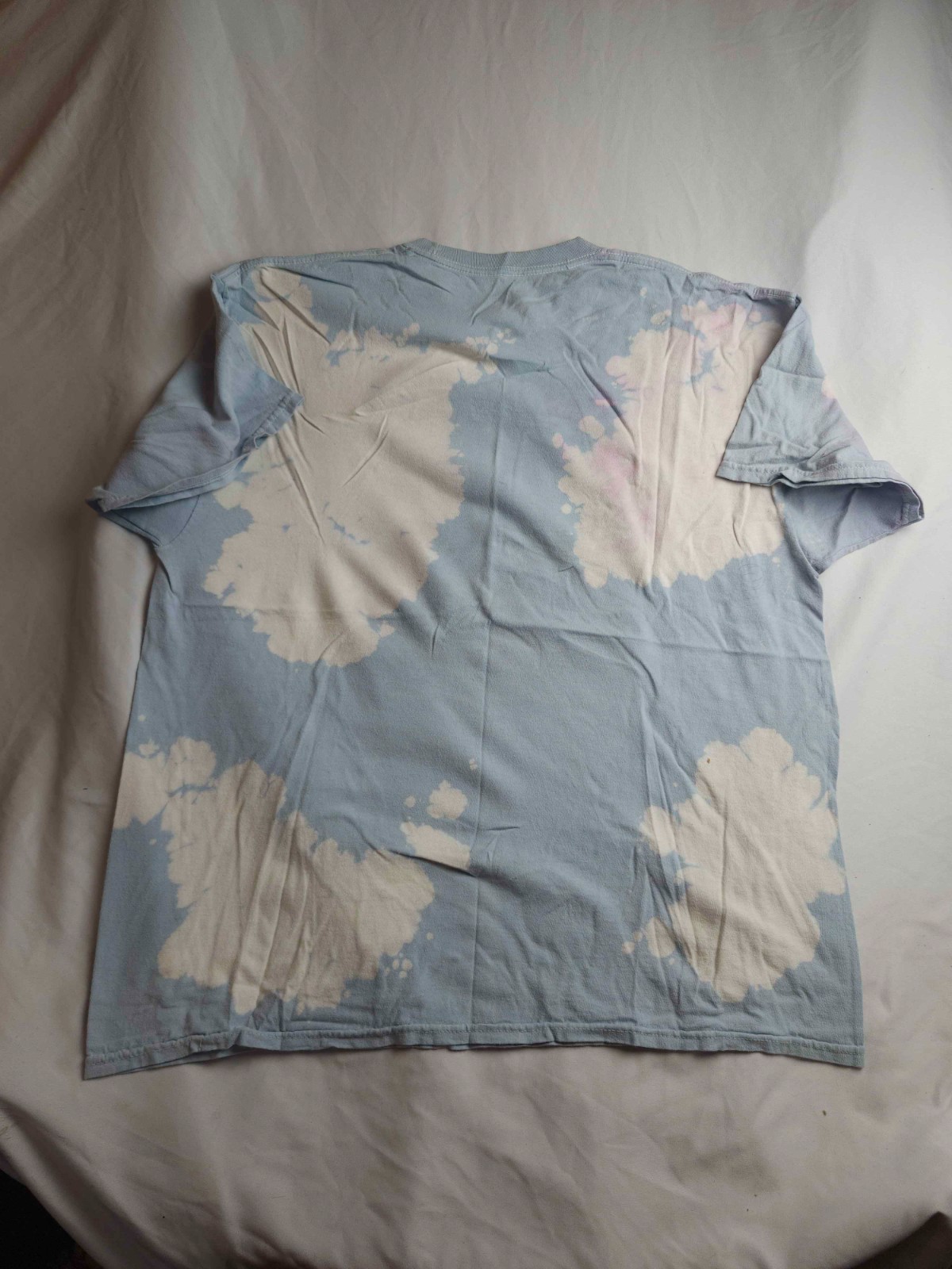 Jack Burton’s The Corpse Bride T-Shirt Mens Size XL Blue Bleach Dye Victor Emily