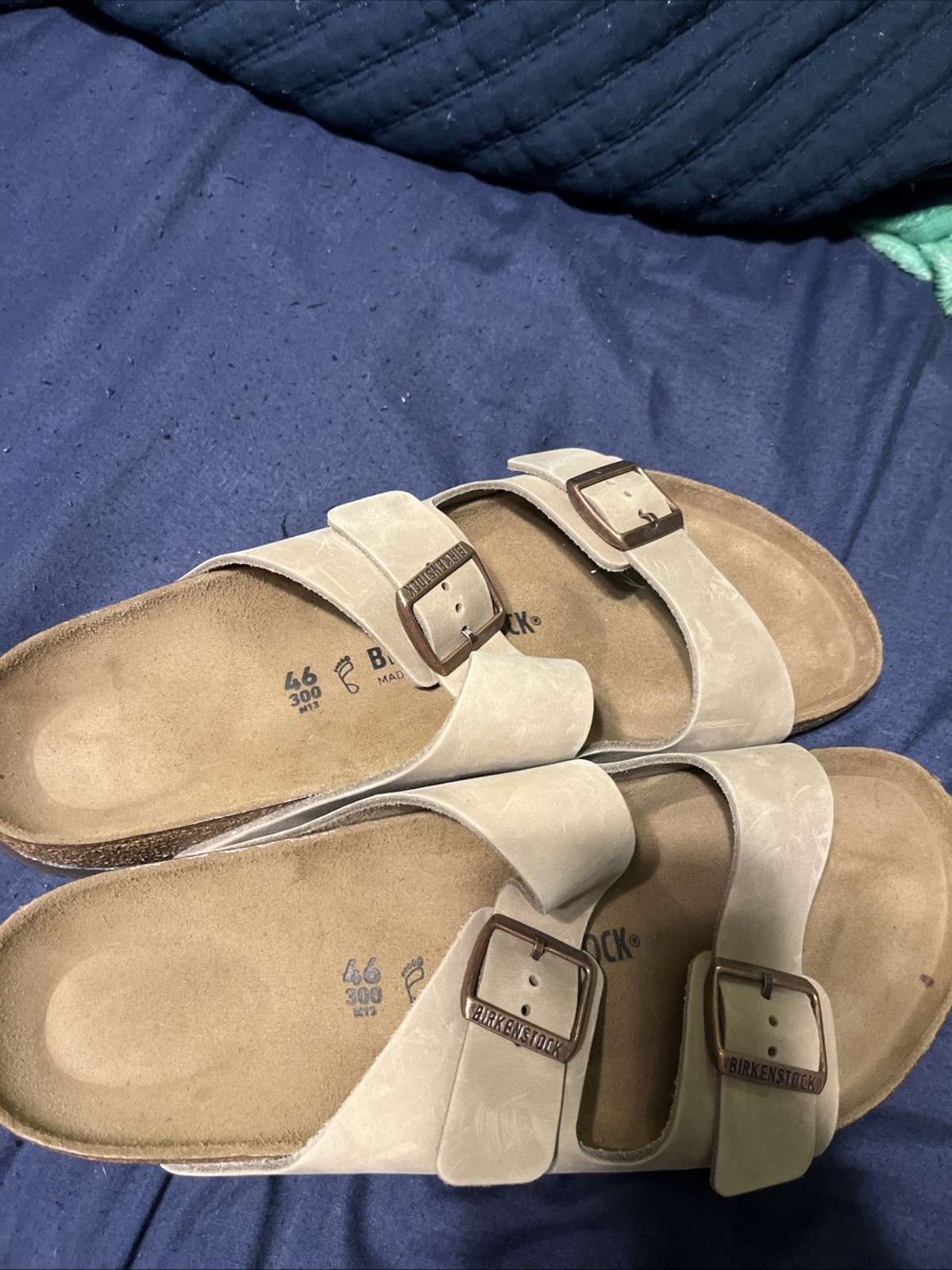 Birkenstock Arizona Soft Footbed Suede Taupe EU 46