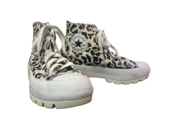 Converse Chuck Taylor All Star Lugged Leopard High Top Platform Sneakers