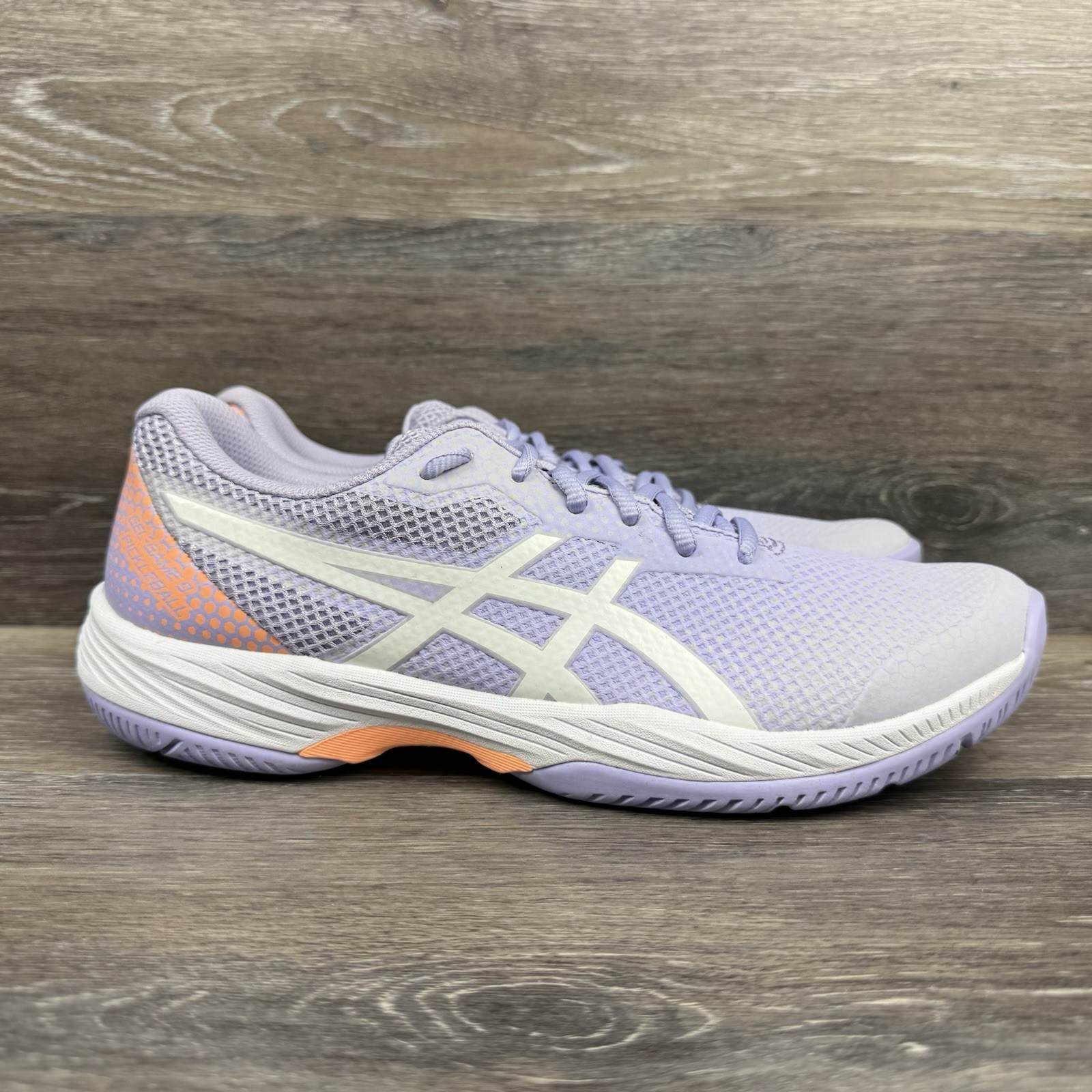 Asics Gel Game 9 Shoes Women Size 11.5 Purple Pickleball Tennis Sneakers