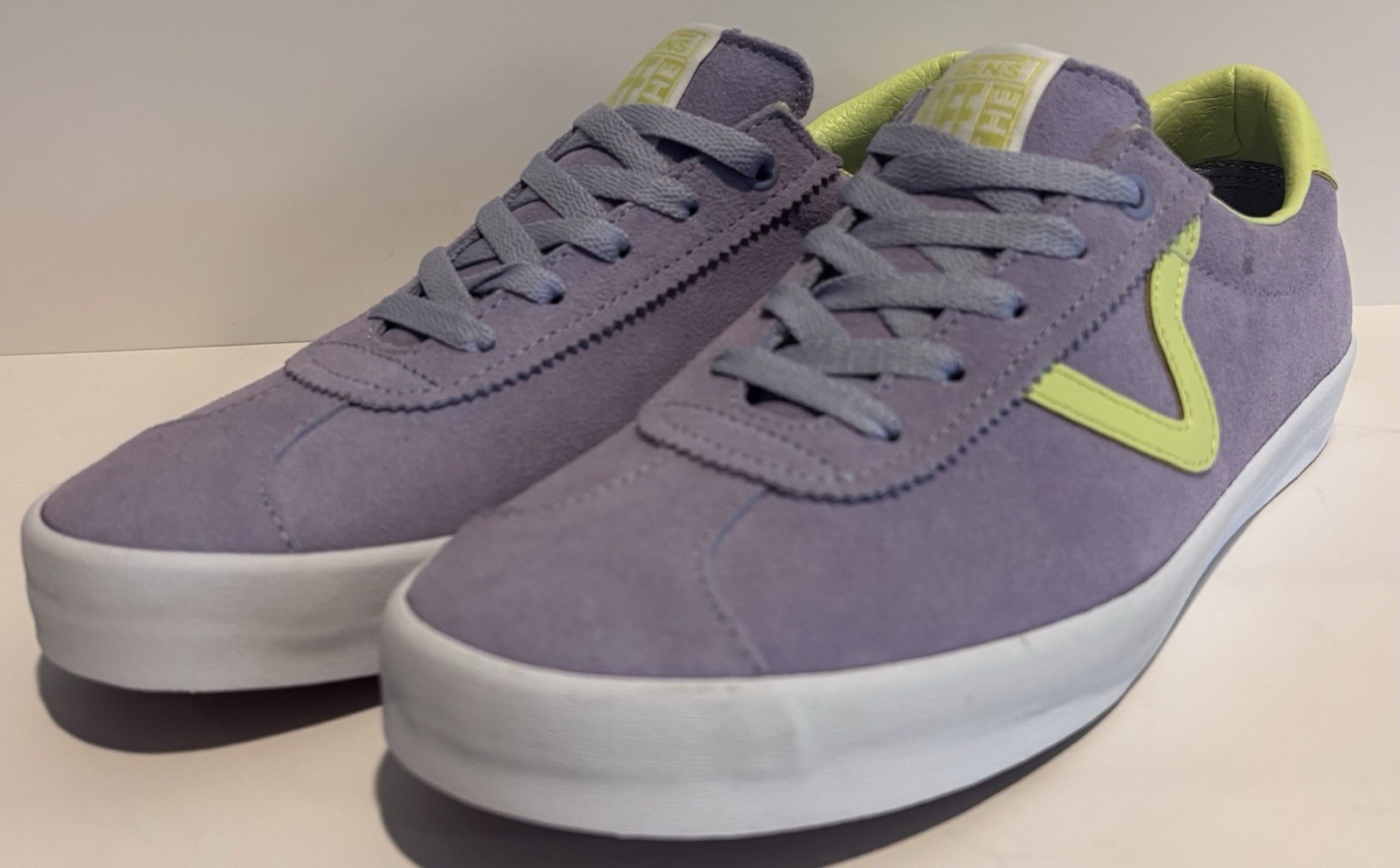 Vans Mens Sport Low Suede Caramella Lavender Purple Green Shoes Size 9