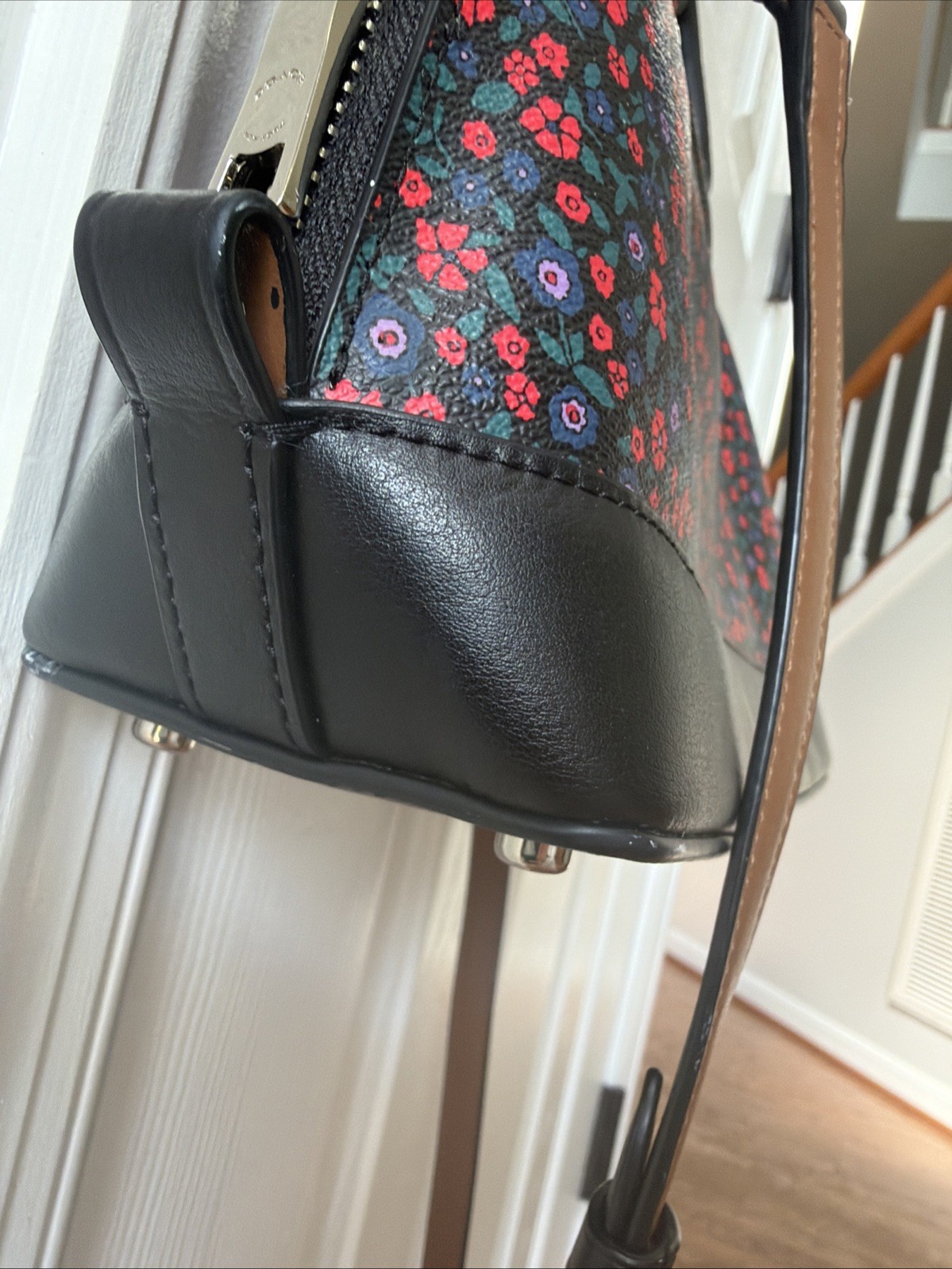 Coach Sierra Satchel in Ranch Micro Floral crossbody purse F59443