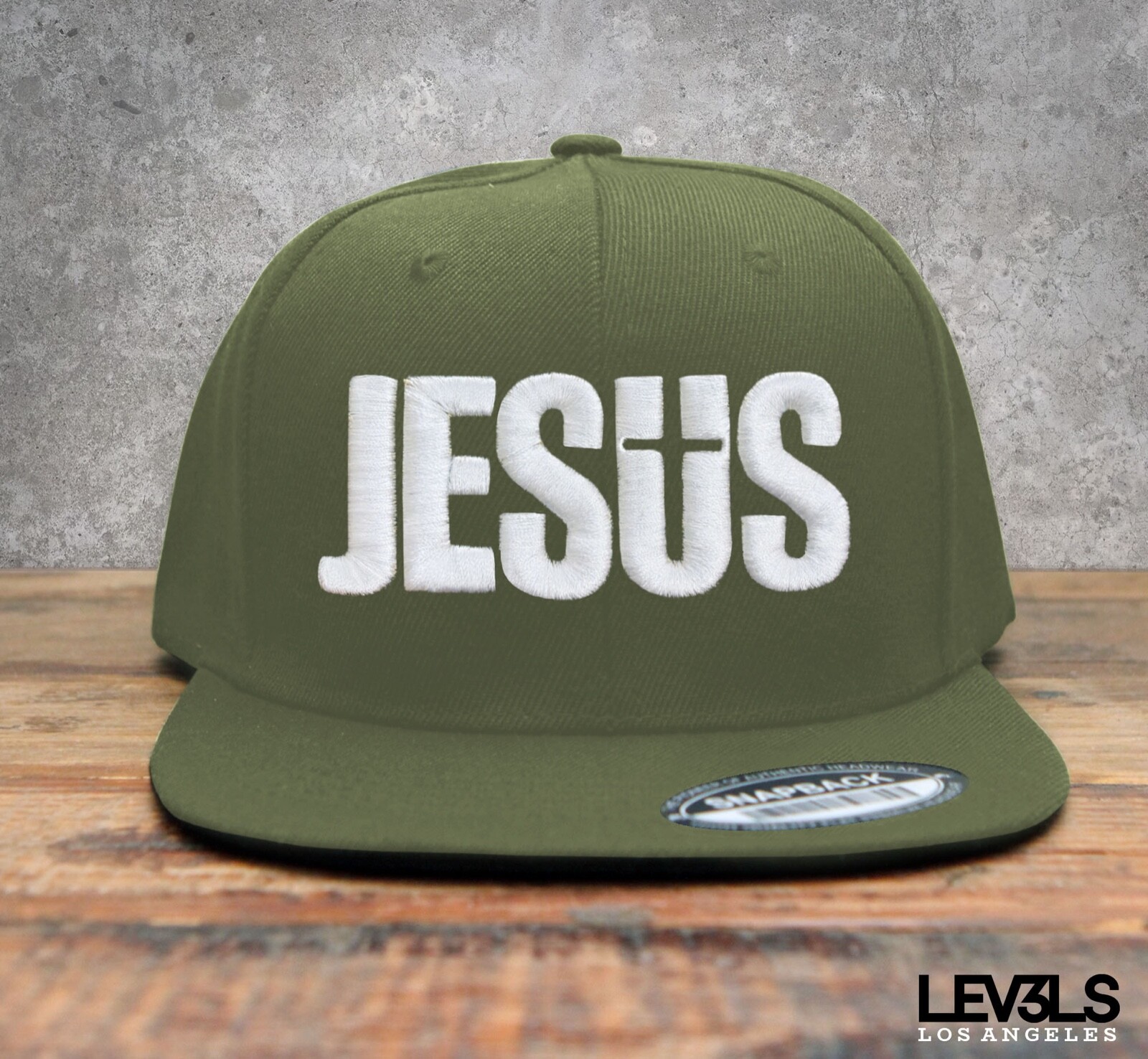 JESUS NAME BOLD 3D SNAPBACK BASEBALL CAP JESUS SAVES CHRISTIAN CROSS
