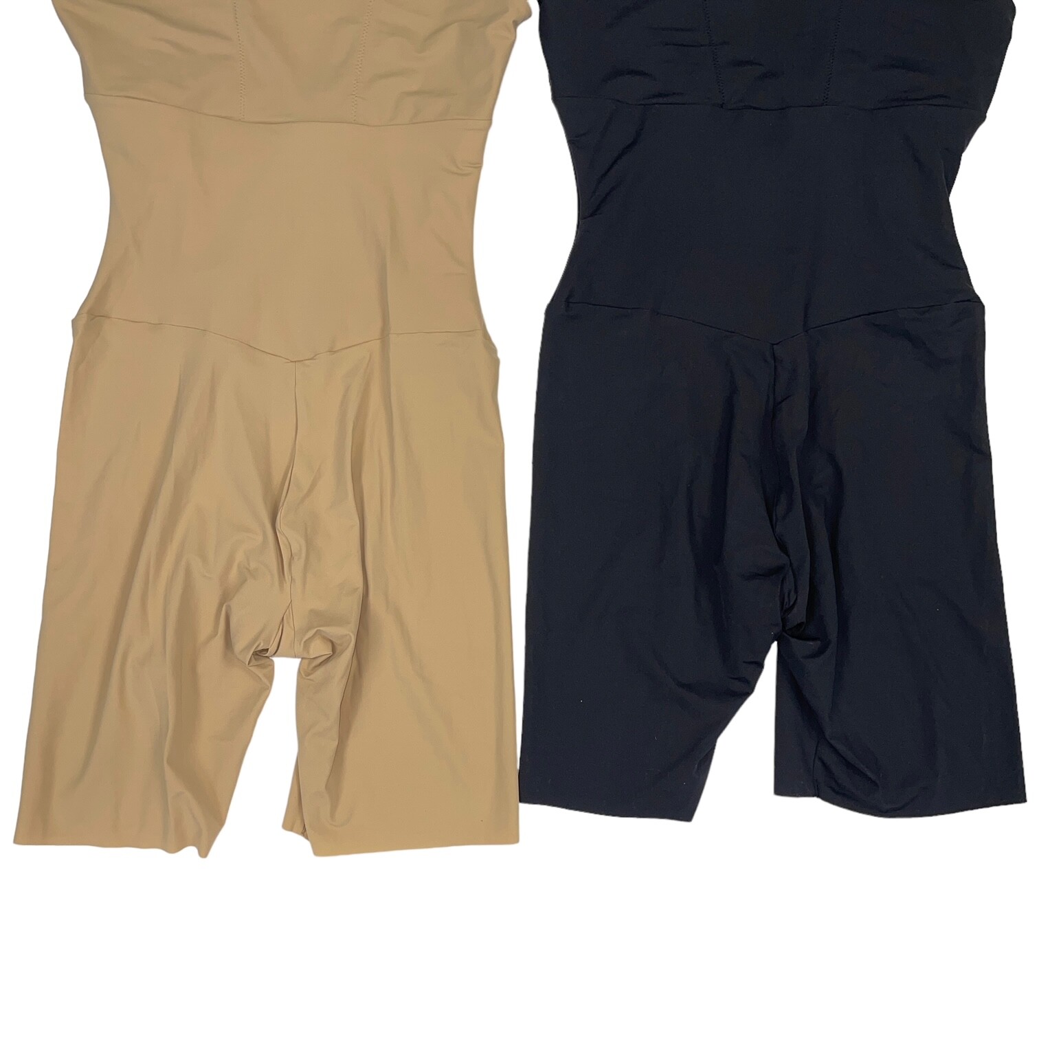 Maidenform Bodysuit Open Bust Mid Thigh Firm Control Sleek Slimmer Singlet P2556