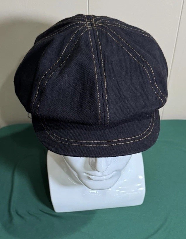 FREE PEOPLE Bowery Slouchy Lieutenant Cap Black NWOT $38