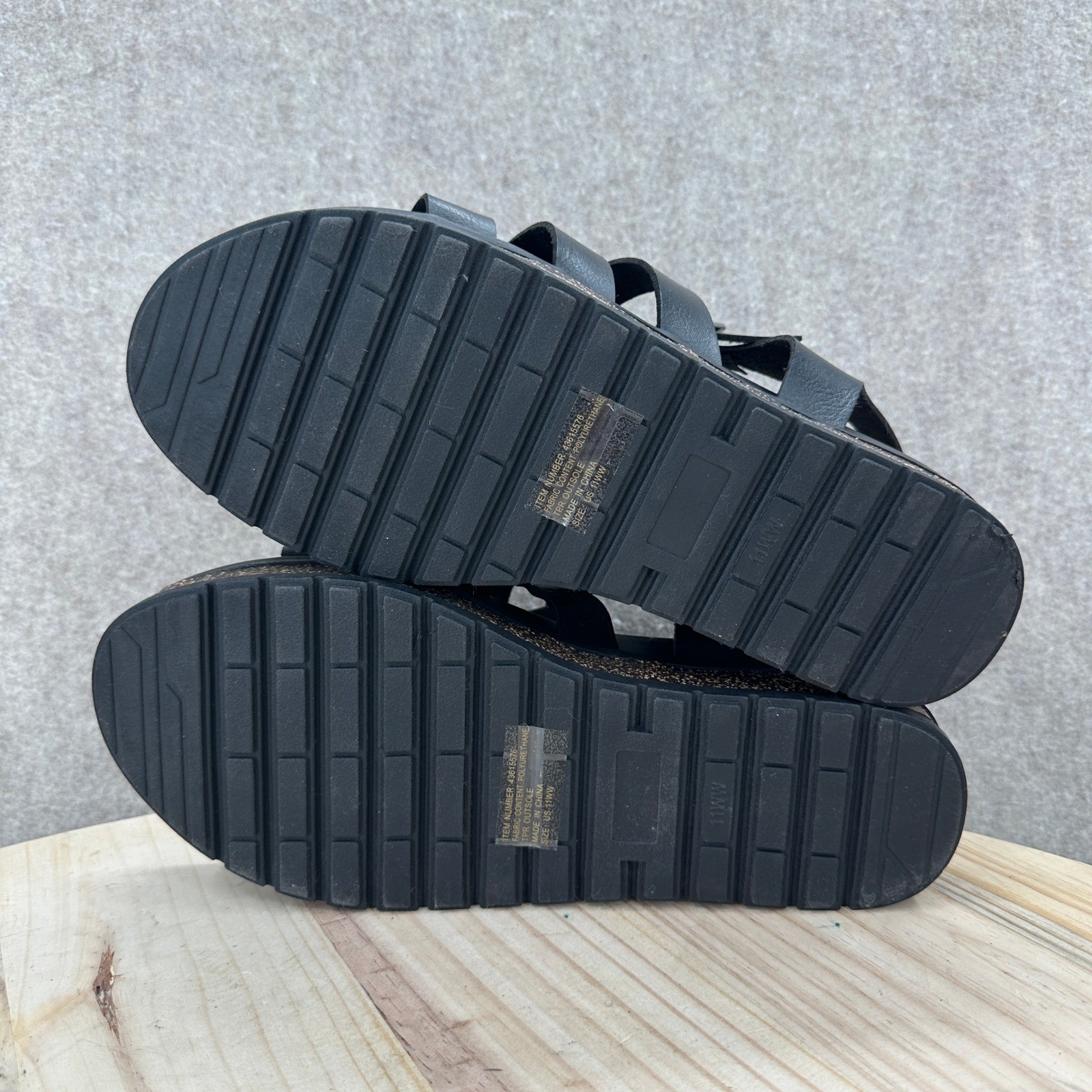 Torrid Platform Fisherman Gladiator Sandals Strappy Womens 11WW Black Y2K Shoes