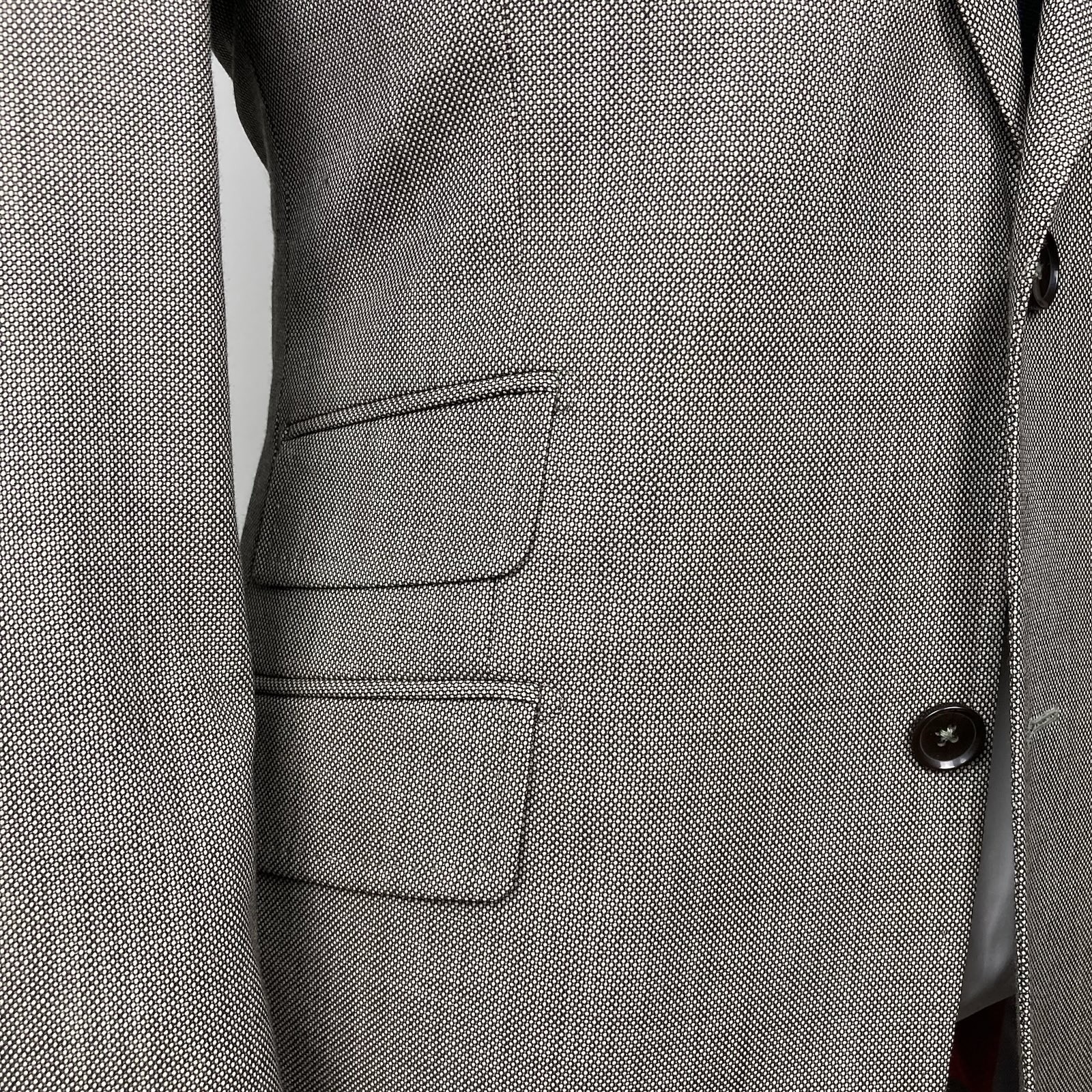 Tiglio Rosso Men’s 2-pc suit Jacket 42R 2-Btn Pants 32W 27L Made Italy Wool