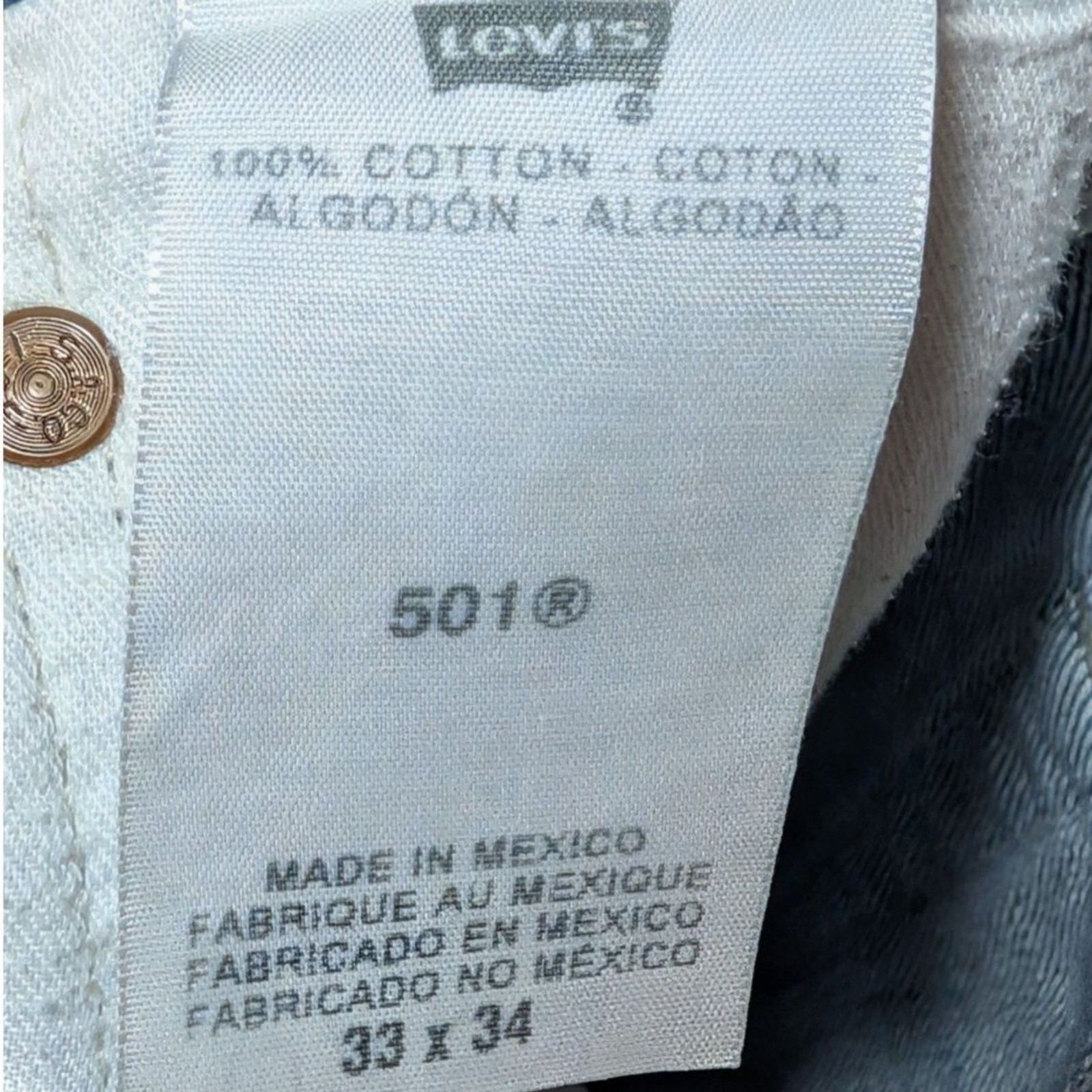 Levi’s 501 Original Fit Jeans Light Wash 100% Cotton Straight Leg Classic Denim