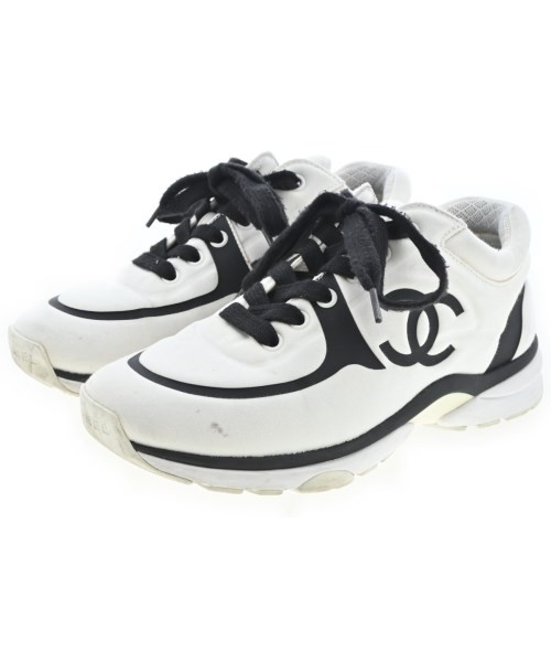 CHANEL Sneakers WhitexBlack EU36(Approx. 22.5cm) 2200698167308