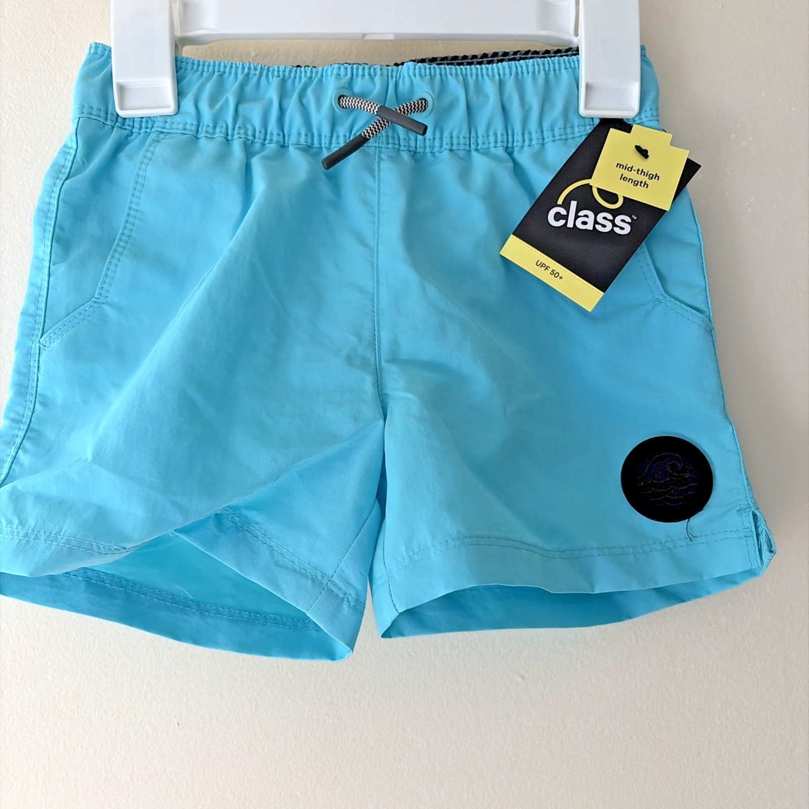 Art Class Boys Size XS 4/5 Swim Trunks Mid-Thigh Length Pocket Inner Line UPF 50