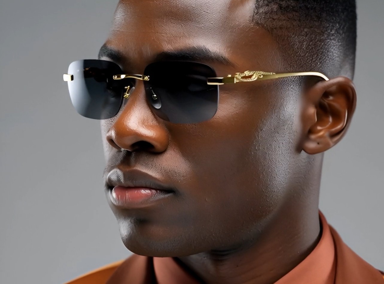 Sunglasses Classic Small Gold Frame Brown Lens Retro Driving Outdoor Quevo Model